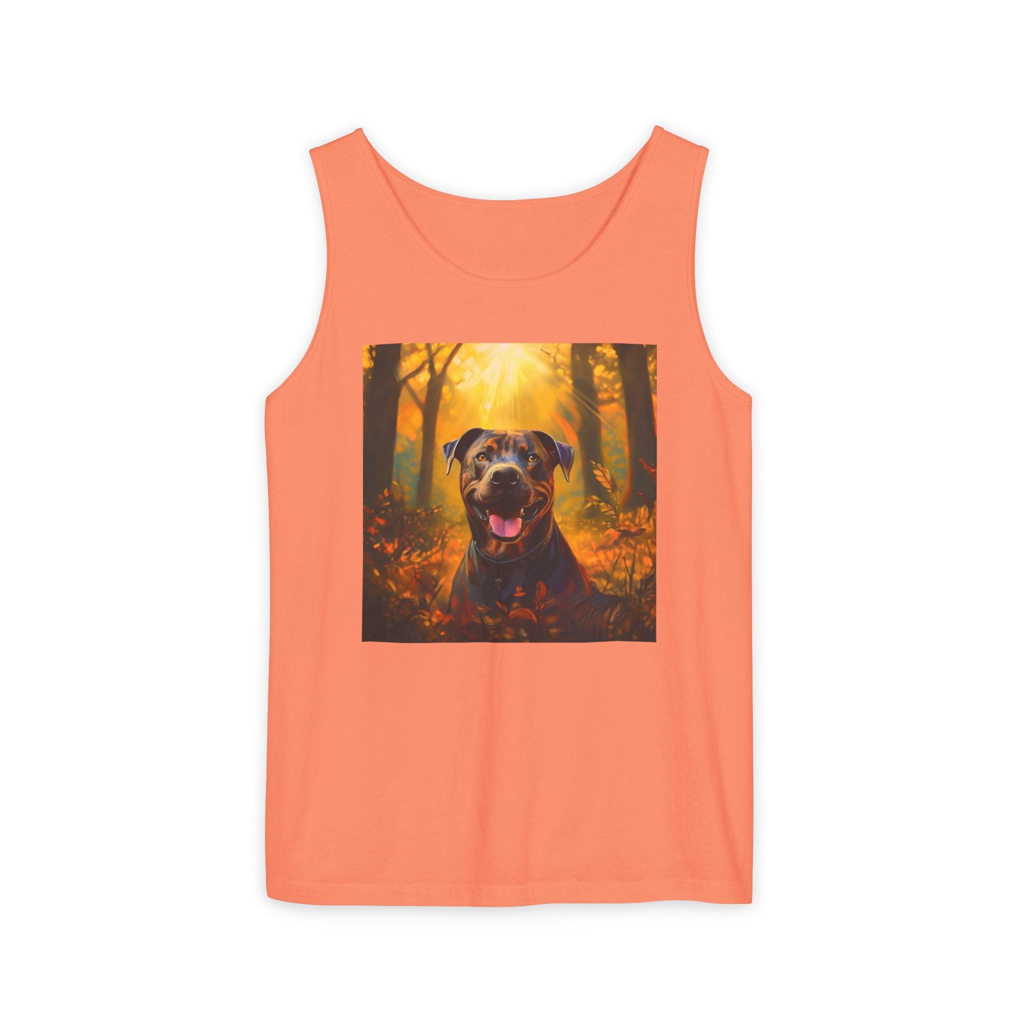 Pit Bull Brindle Autumn Unisex Tank Top