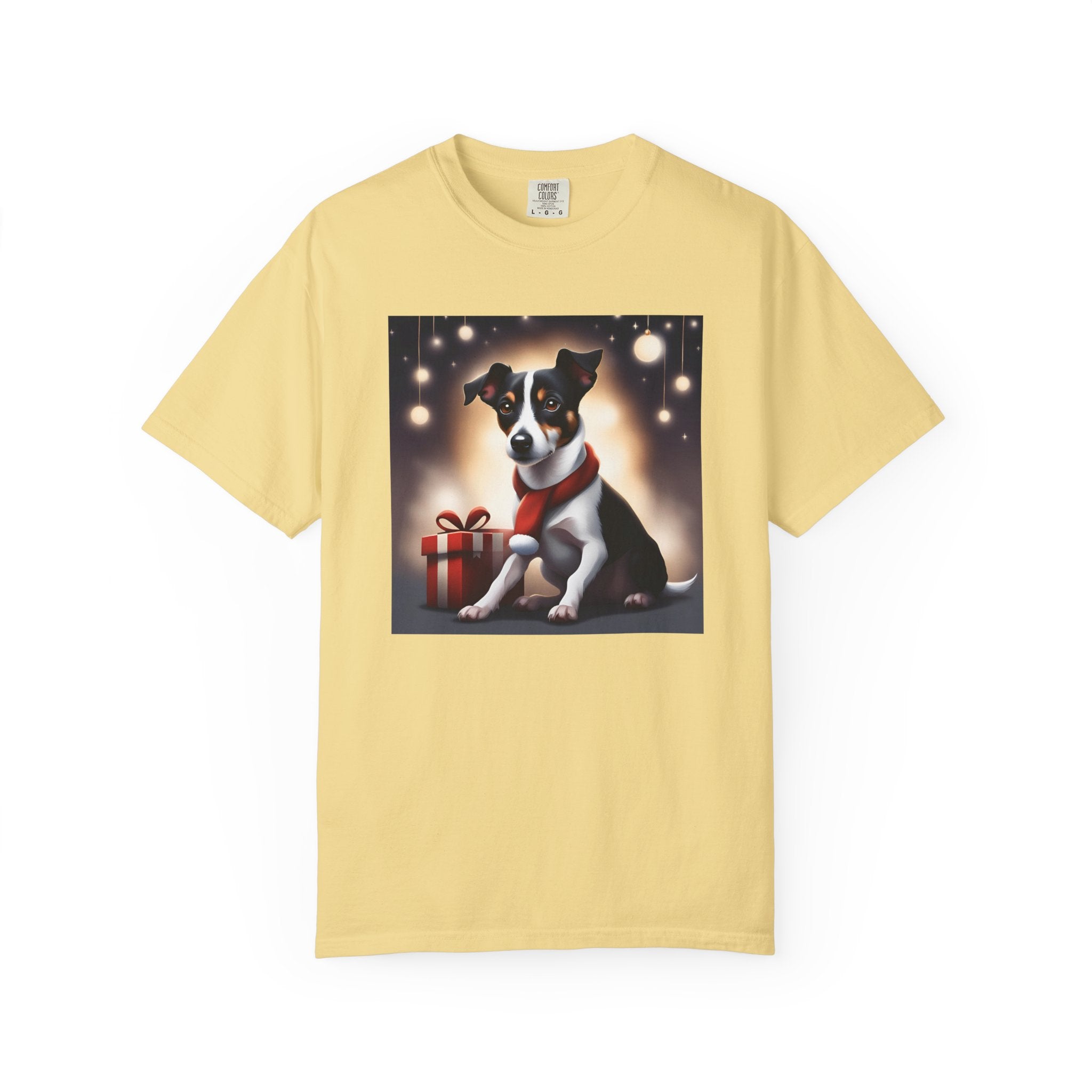 Jack Russel Holiday Unisex Garment-Dyed T-shirt