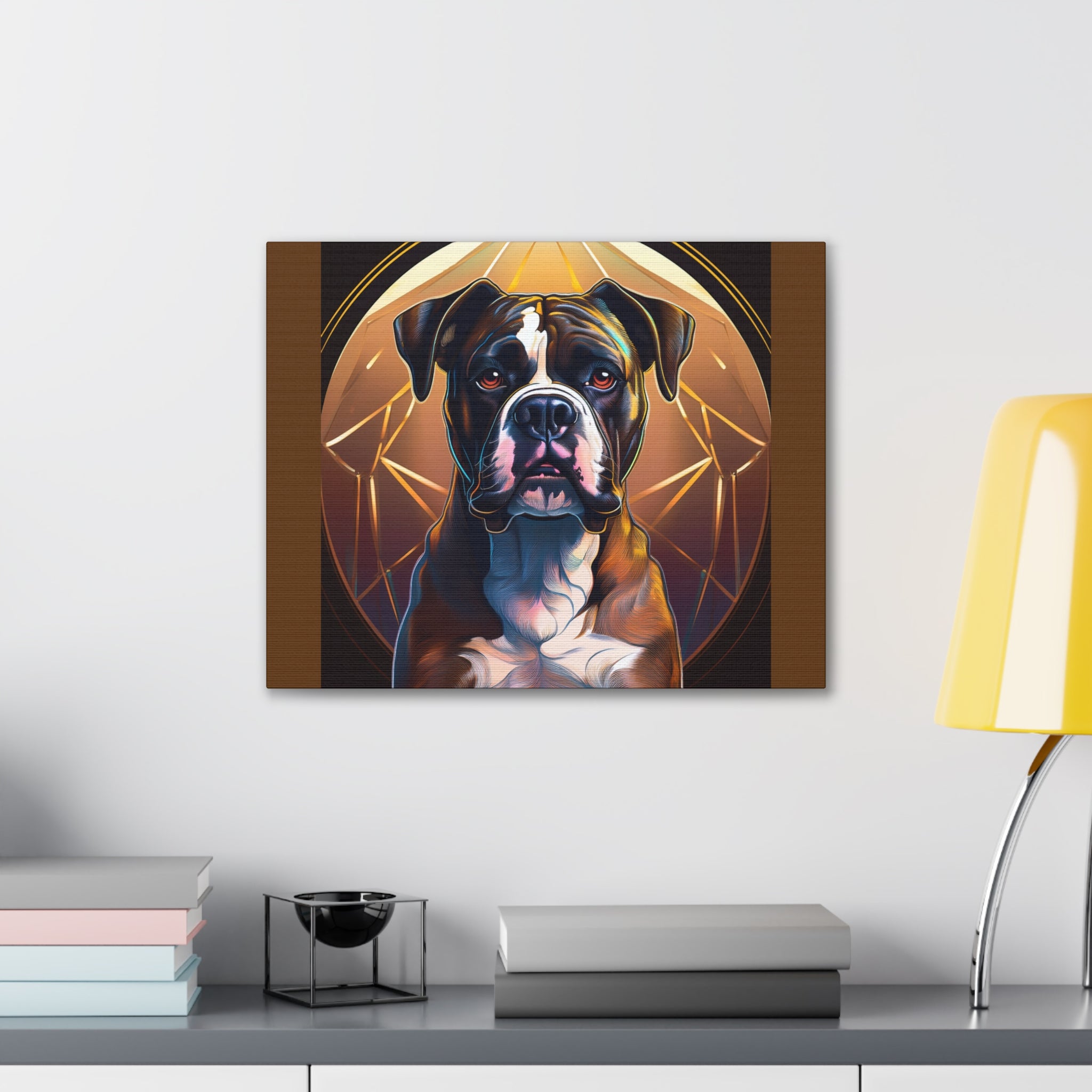 Brindle Gold Canvas Painting