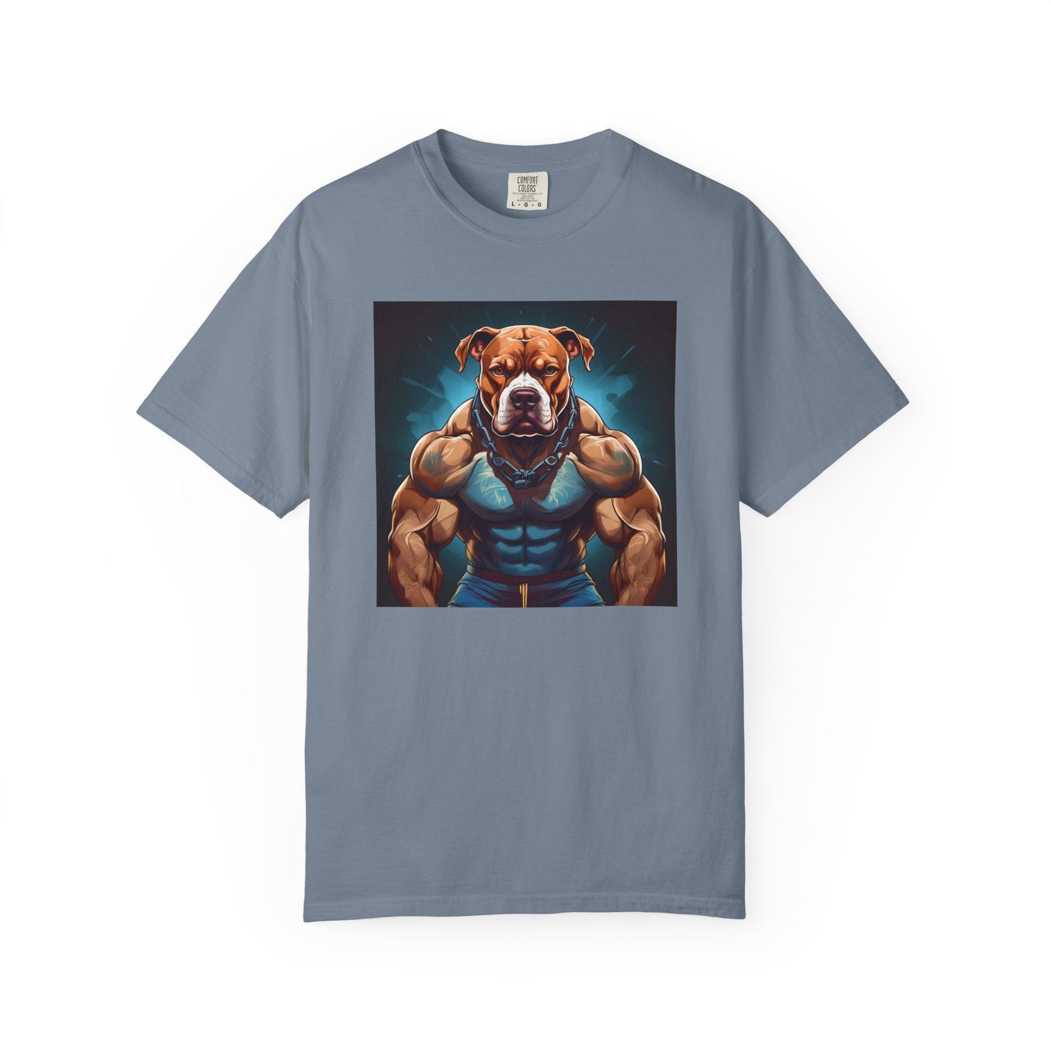 Pitbull Body Builder Unisex Garment-Dyed T-shirt