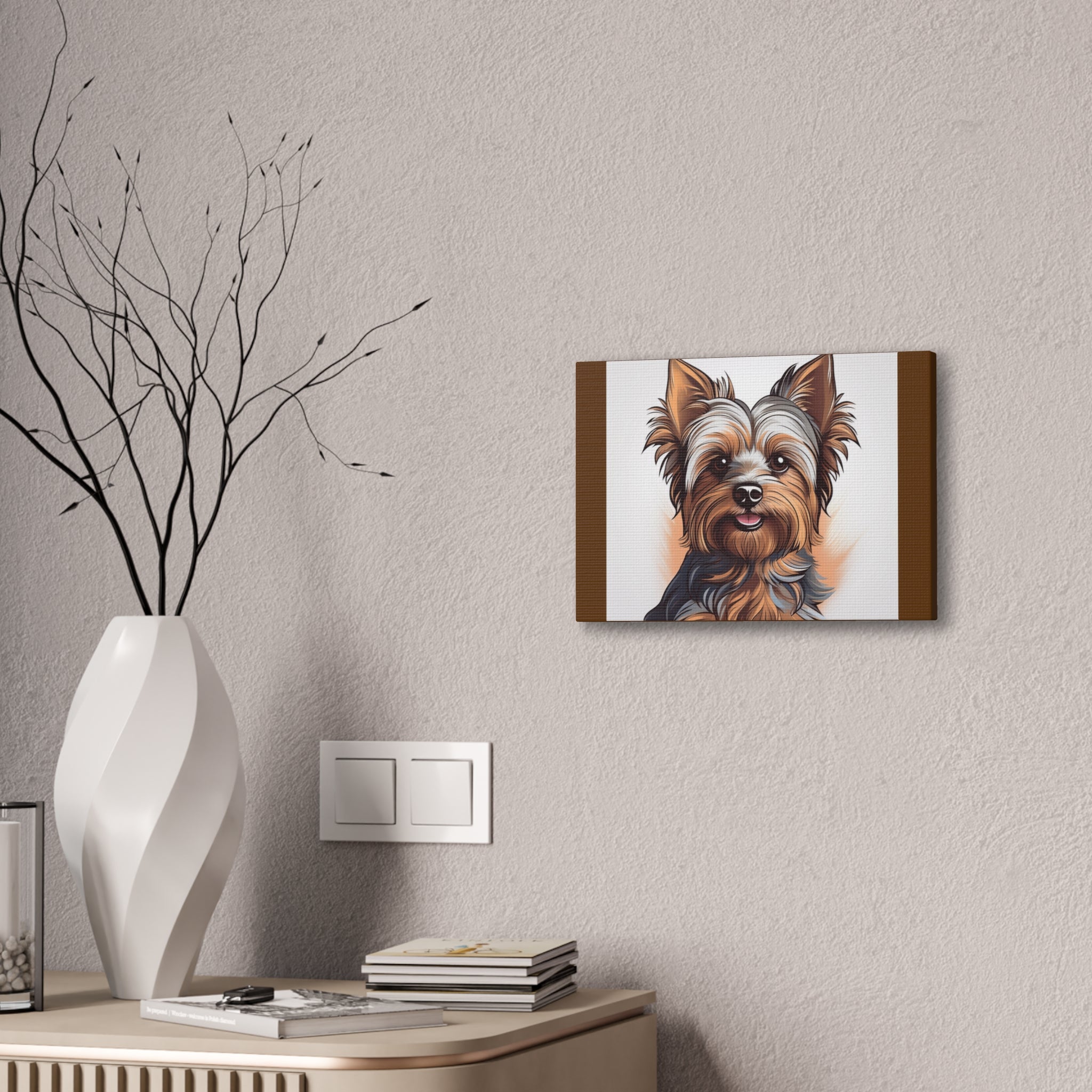 Yorkie Stretched, 0.75"
