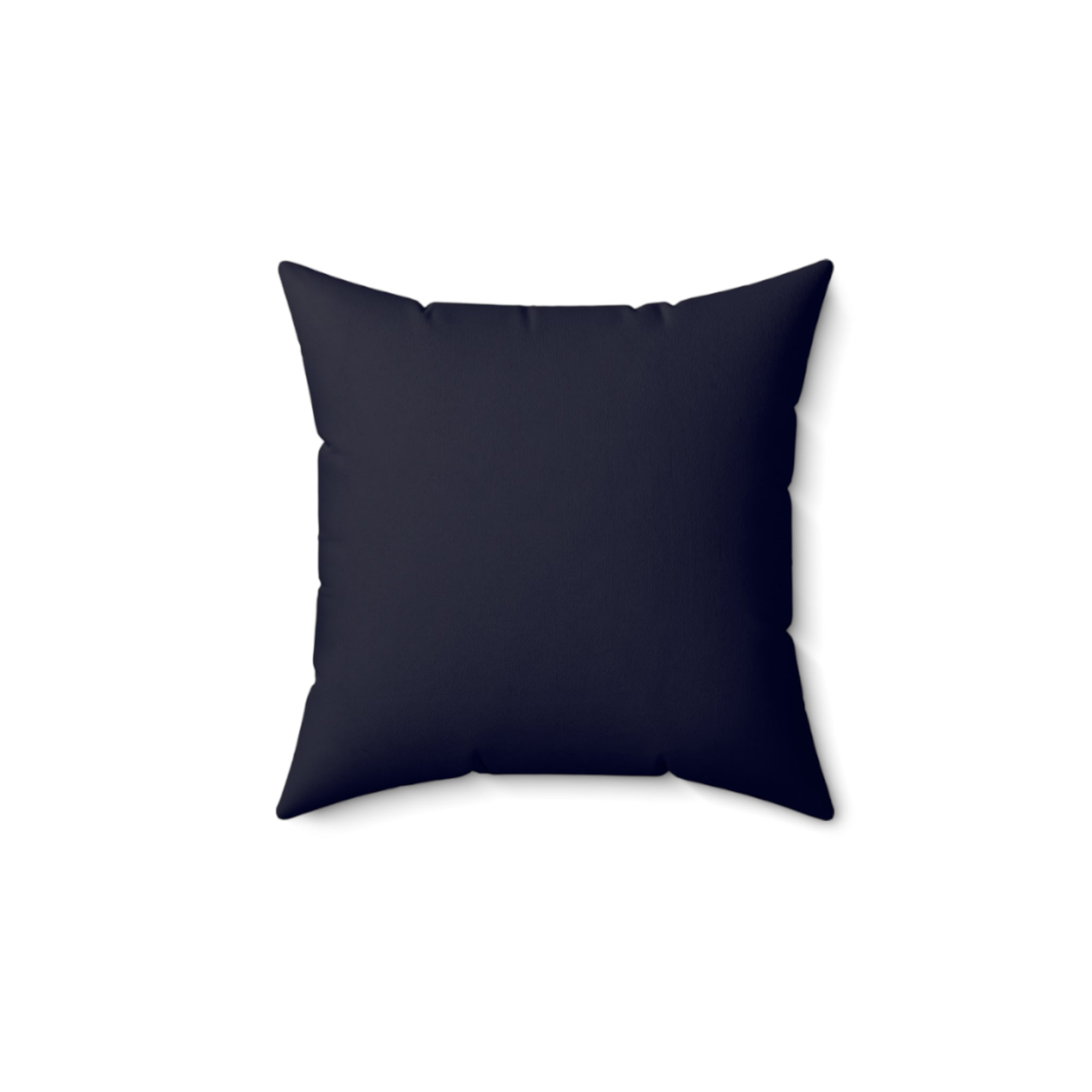 White Frost Yorkie Polyester Square Pillow