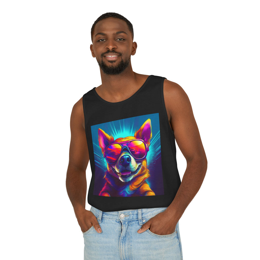 Chihuahua Cool Sunglasses Unisex Tank Top