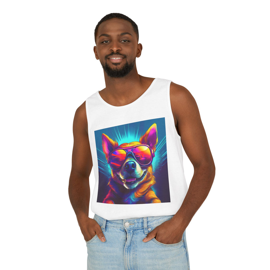 Chihuahua Cool Sunglasses Unisex Tank Top