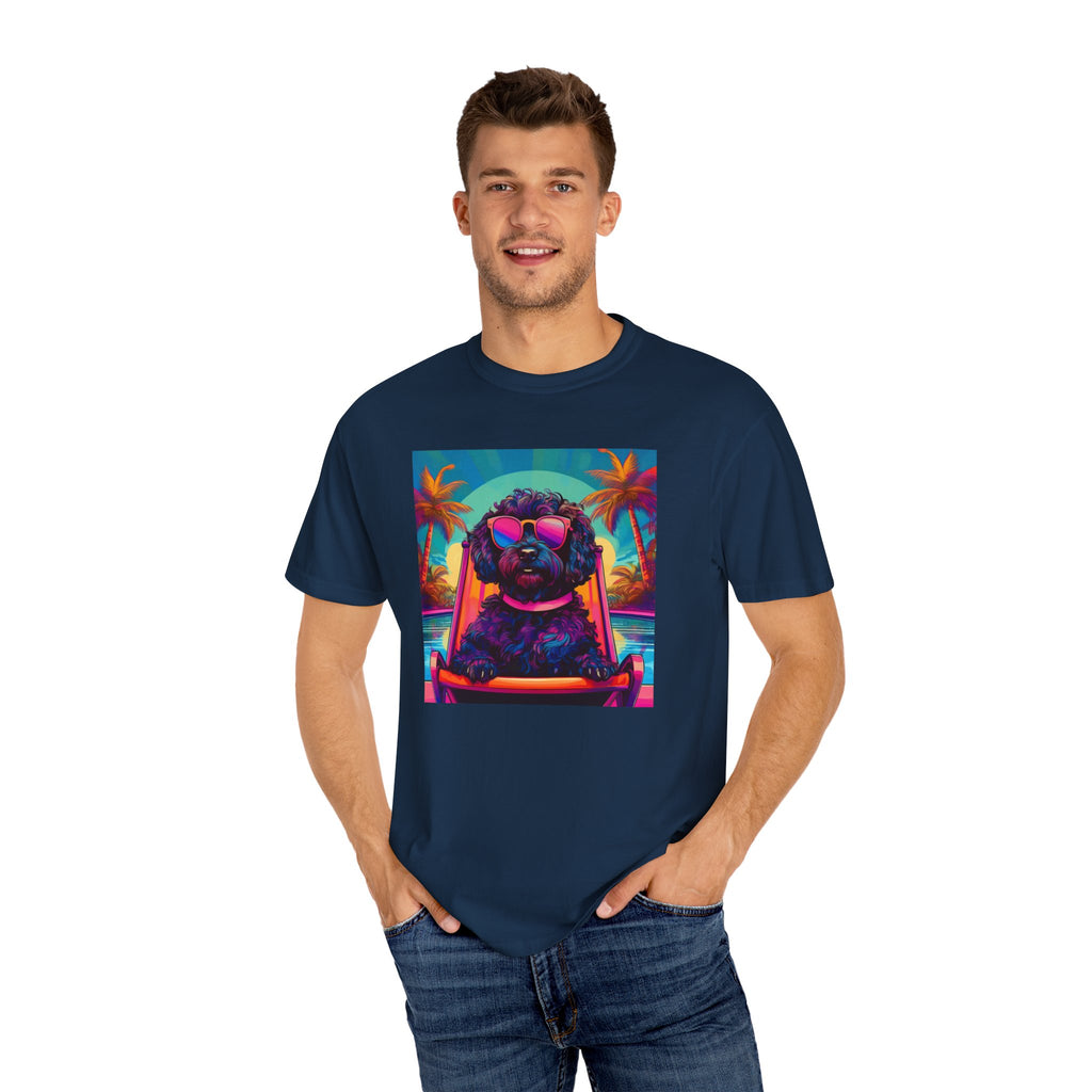 Doodle Poolside Unisex Garment-Dyed T-shirt