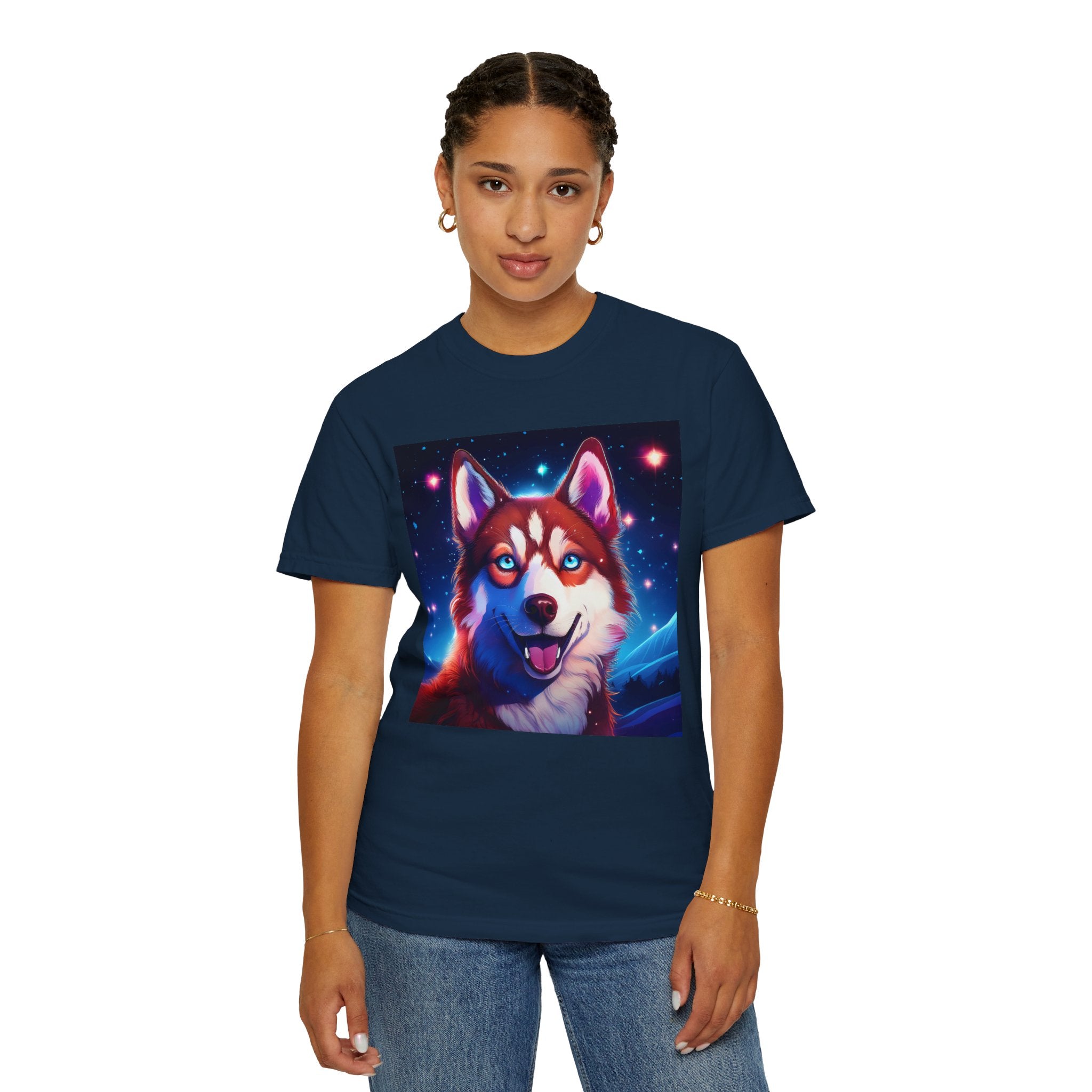 Eskimo Husky Unisex Garment-Dyed T-shirt