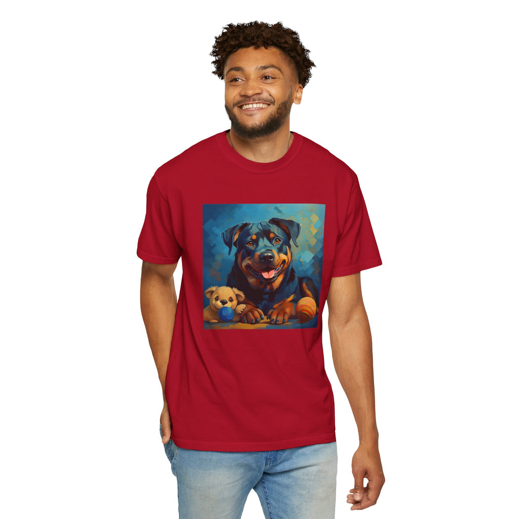 Rottweiler Unisex Garment-Dyed T-shirt