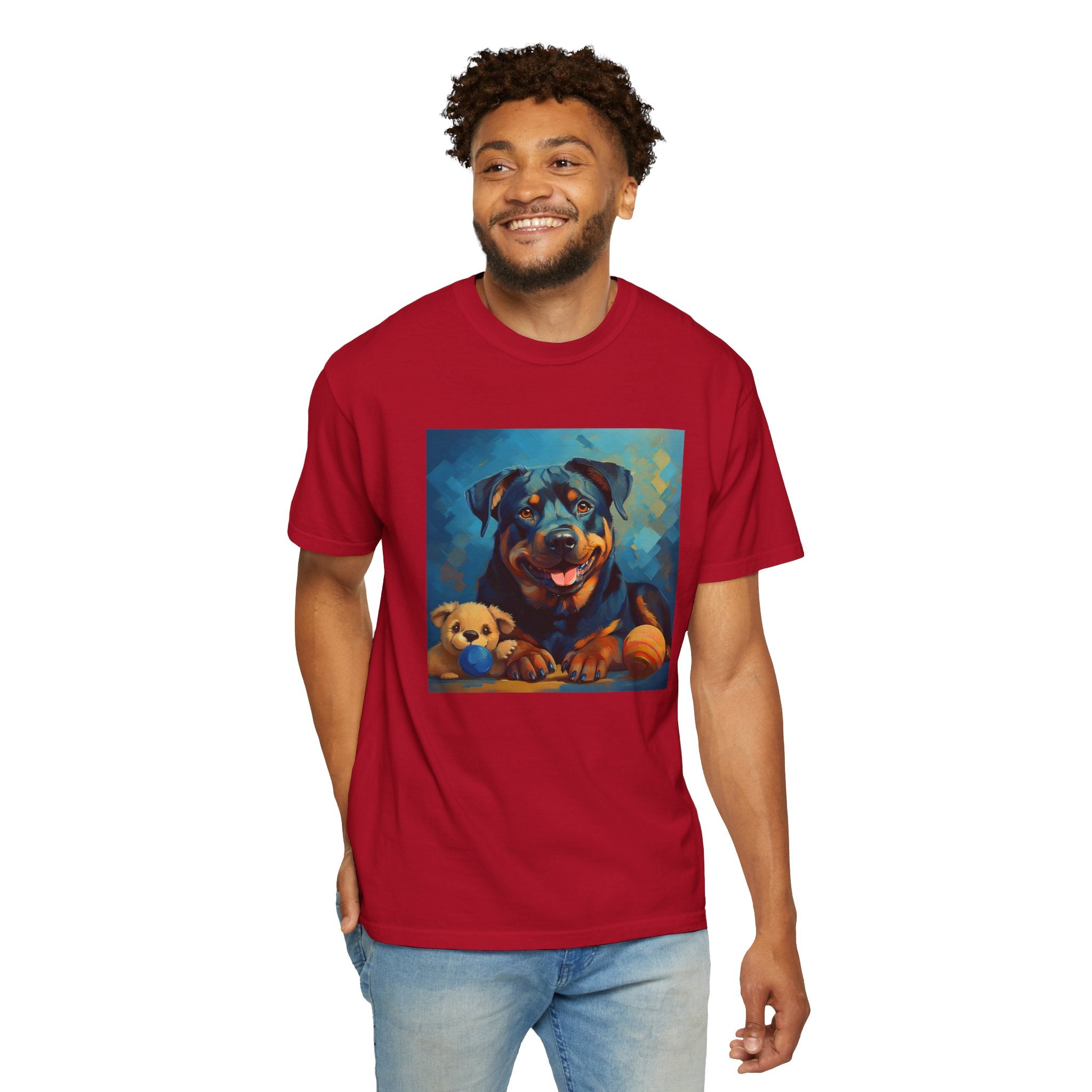 Rottweiler Unisex Garment-Dyed T-shirt