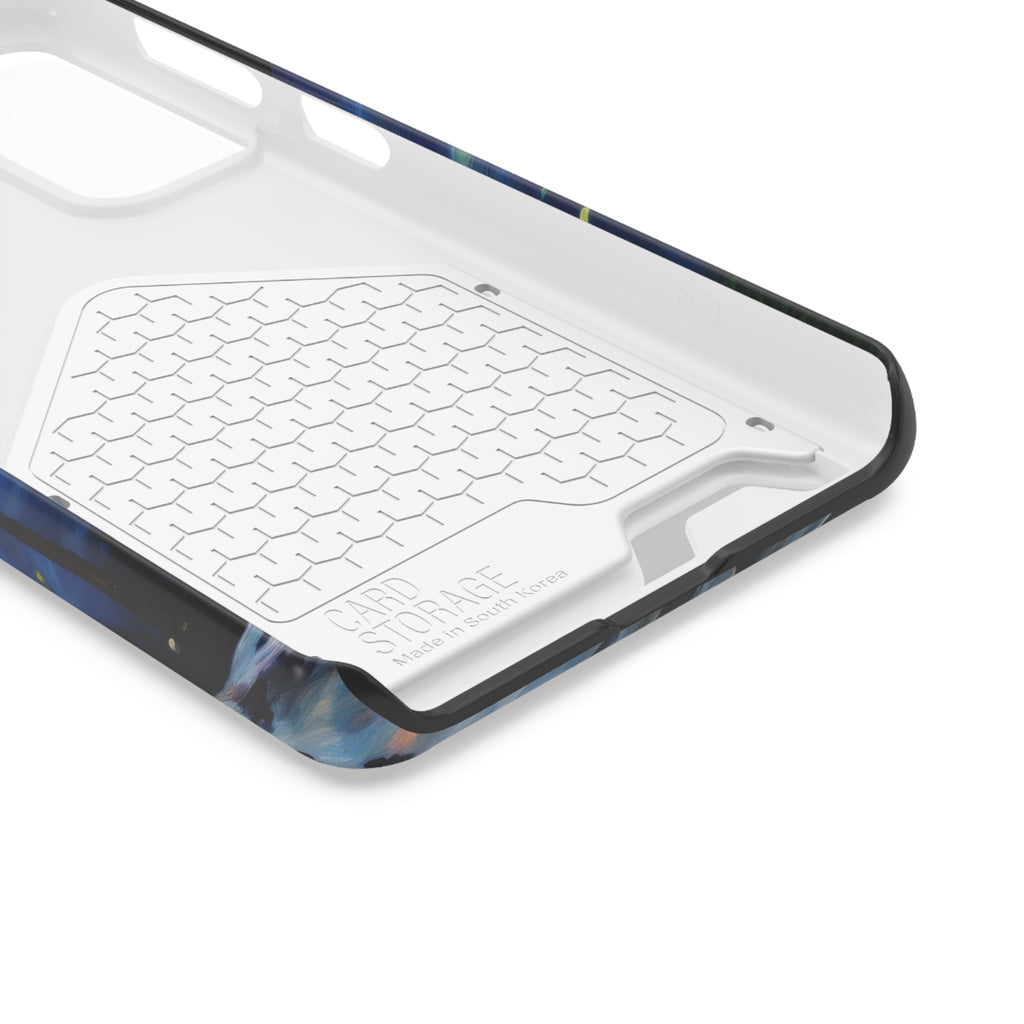 Great Dane Stary Night Phone Case with Card Holder