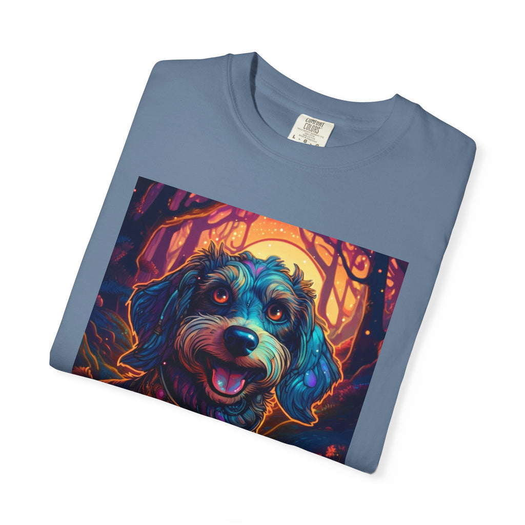 Steampunk Dachshund Unisex Garment-Dyed T-shirt