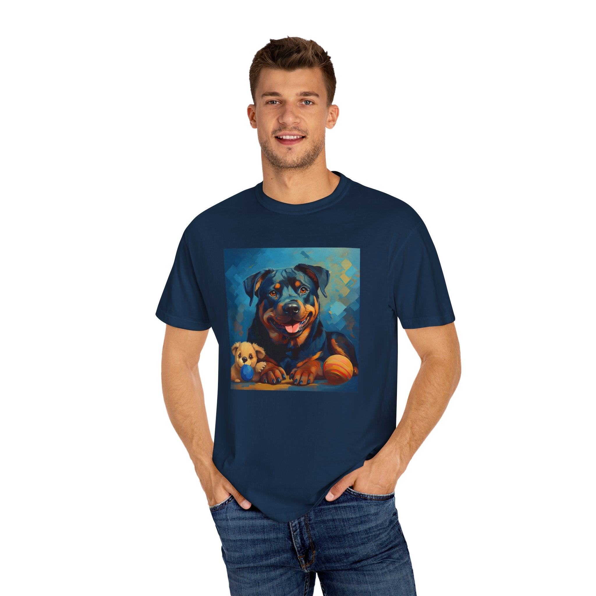 Rottweiler Unisex Garment-Dyed T-shirt