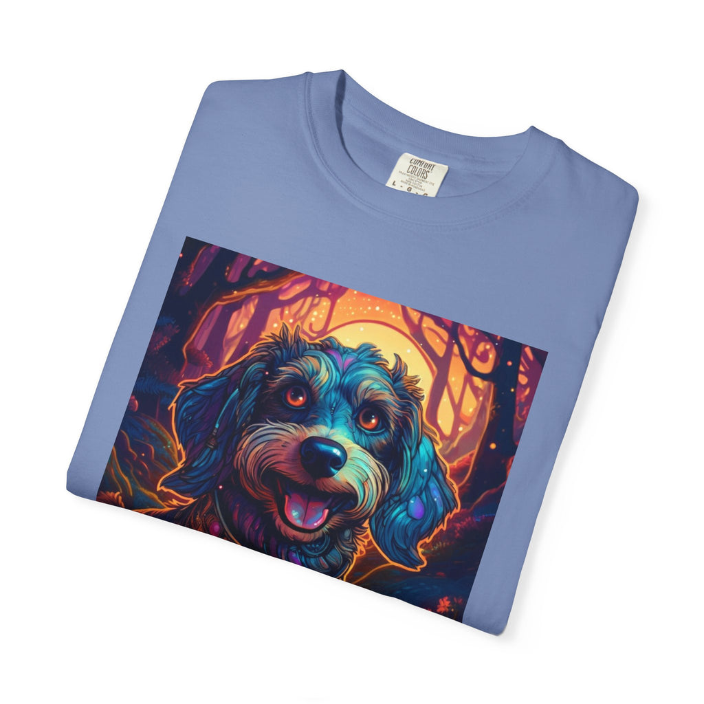 Steampunk Dachshund Unisex Garment-Dyed T-shirt