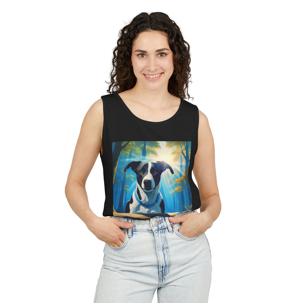 Coonhound Forest Unisex Tank Top