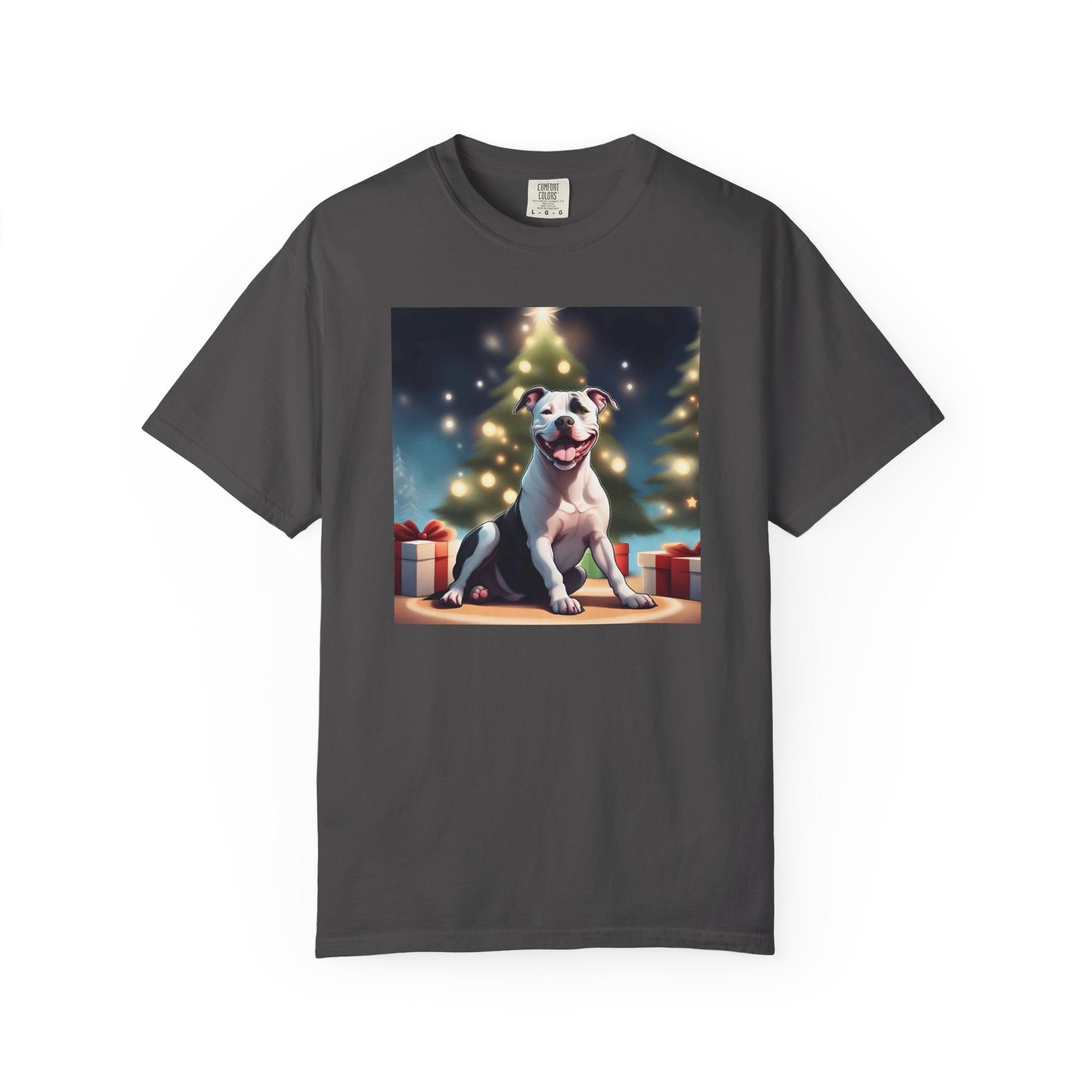 Pit Bull Holiday Unisex Garment-Dyed T-shirt