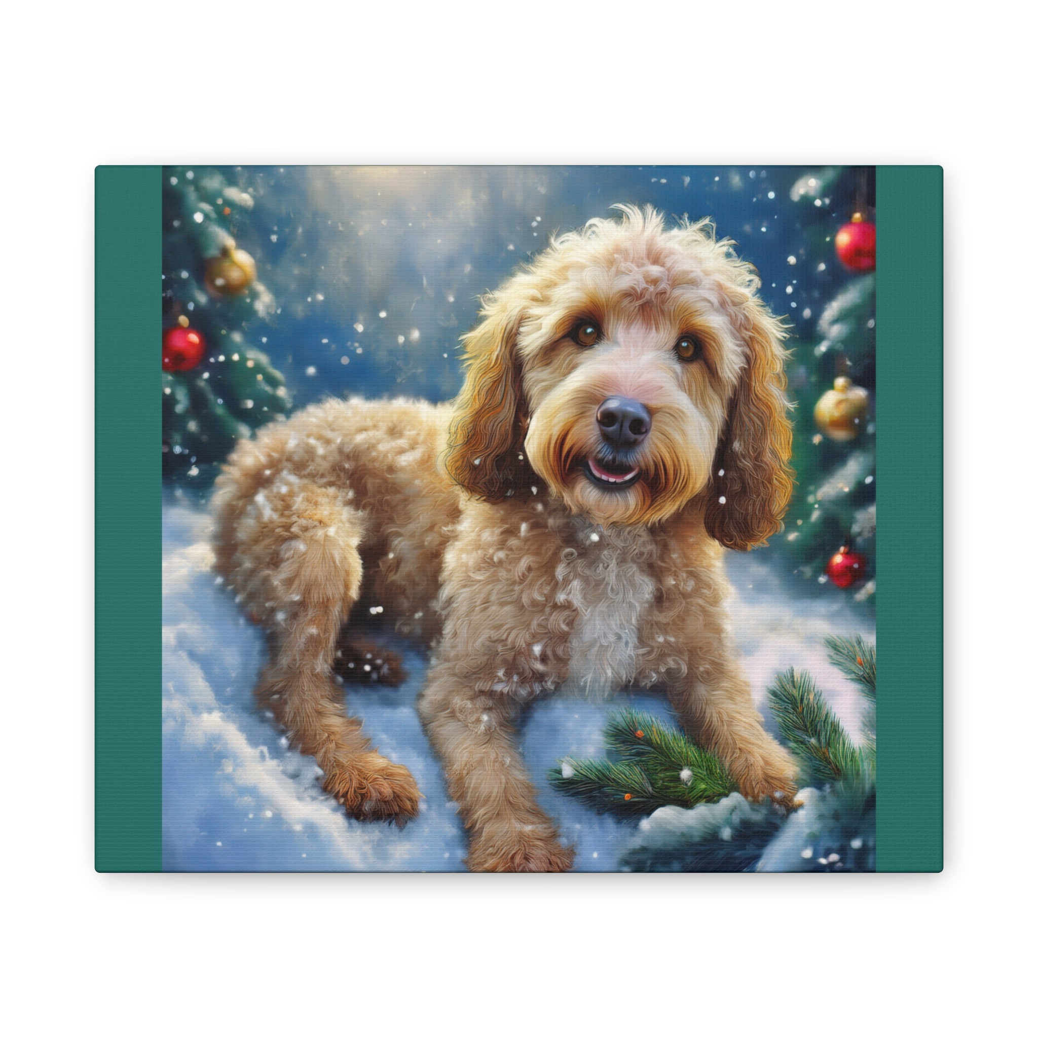 Doodle Holiday Canvas Painting