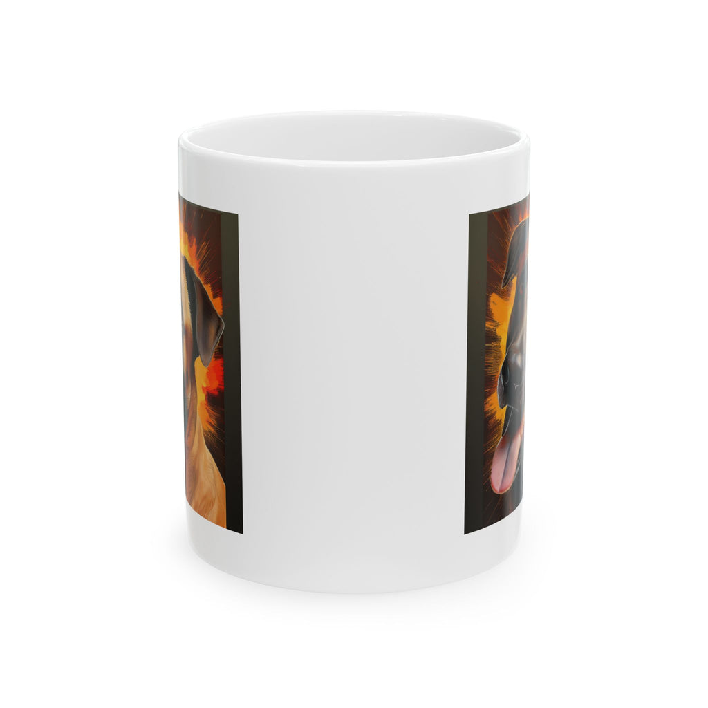Belgian Malinois Shepherd Ceramic Mug, (11oz, 15oz)