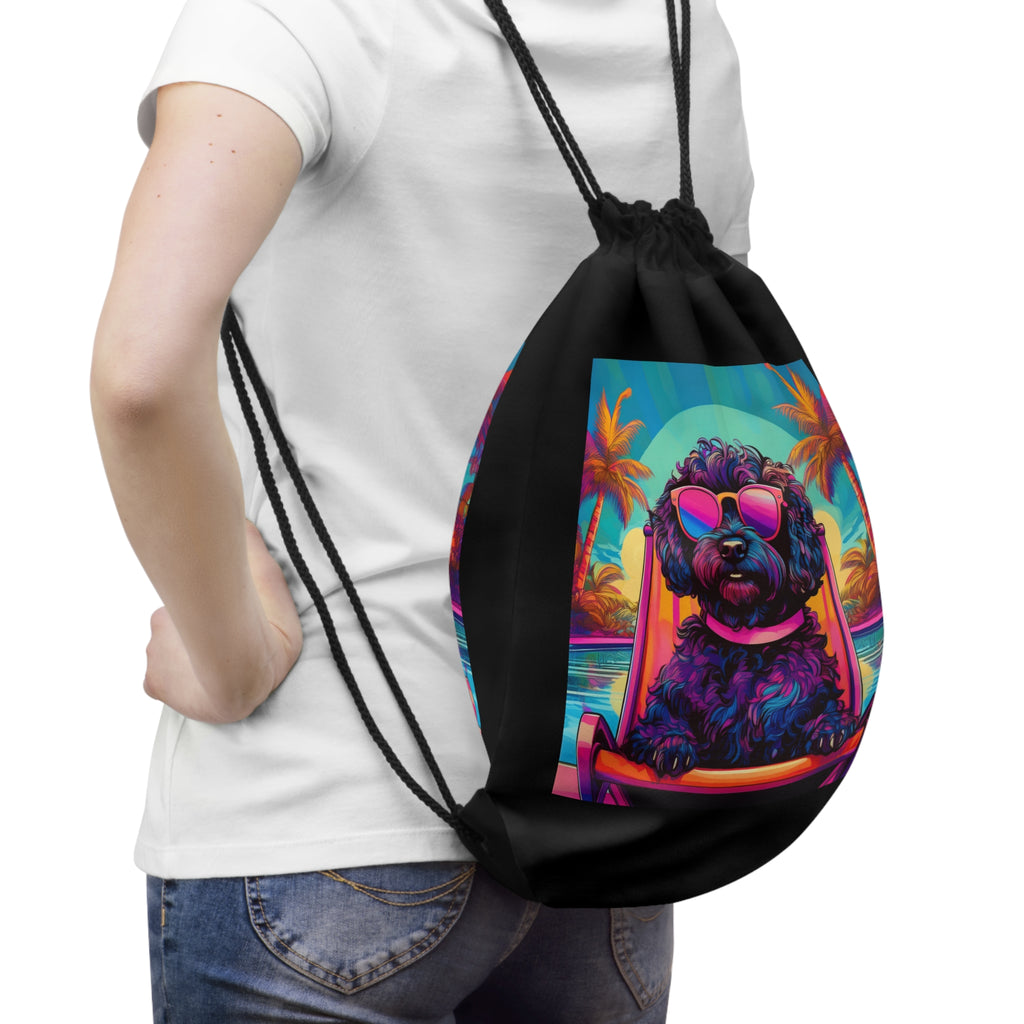 Doodle Poolside Drawstring Bag
