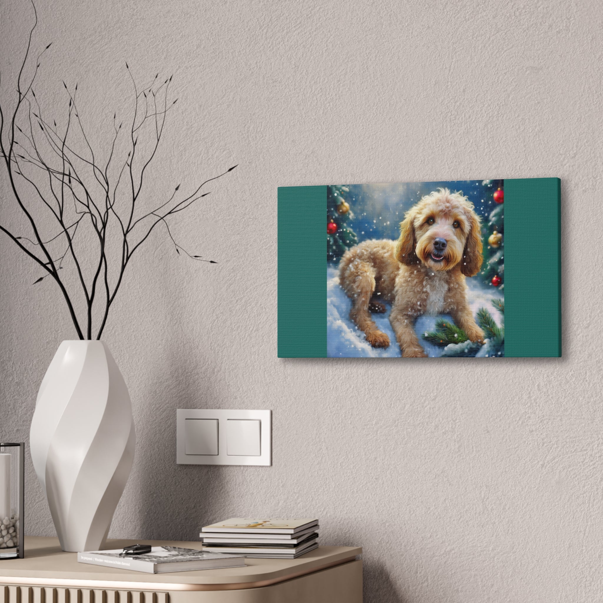 Doodle Holiday Canvas Painting