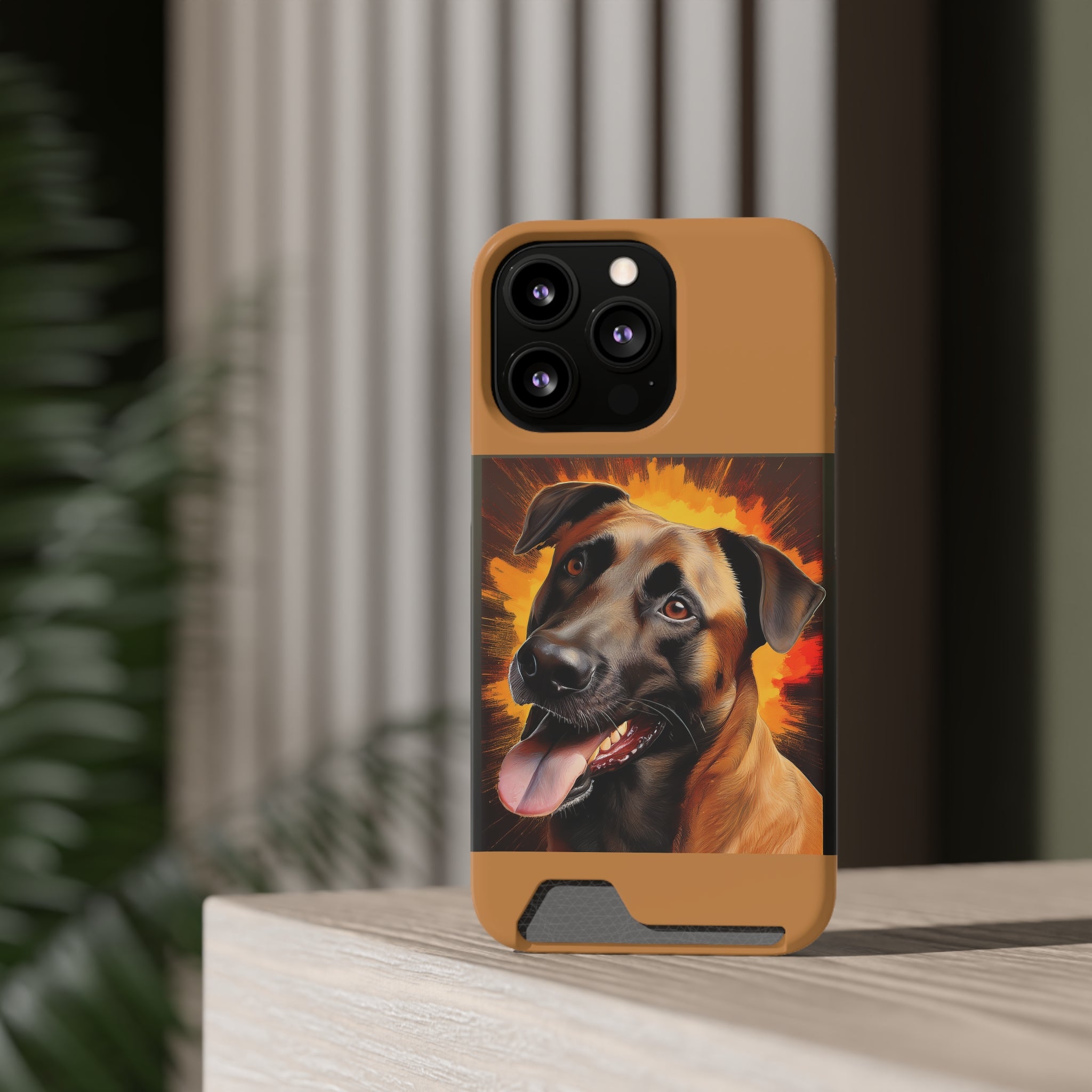 Belgian Malinois Shepherd Phone Case with Card Holder