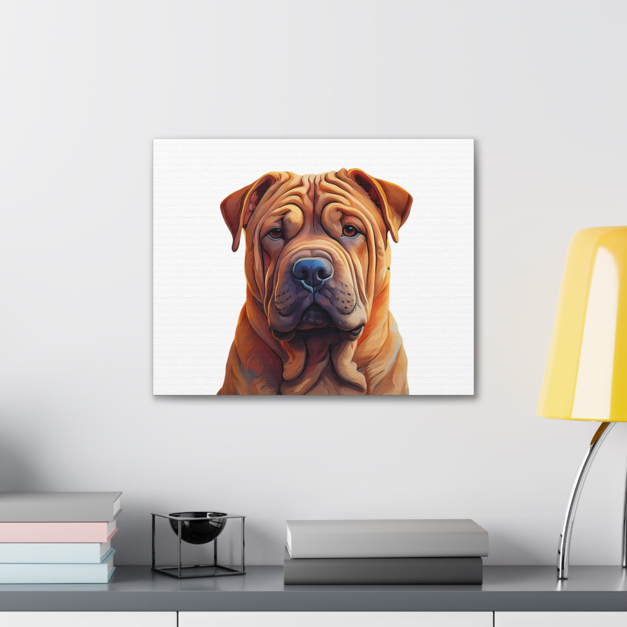 Shar Pei Stretched, 0.75"