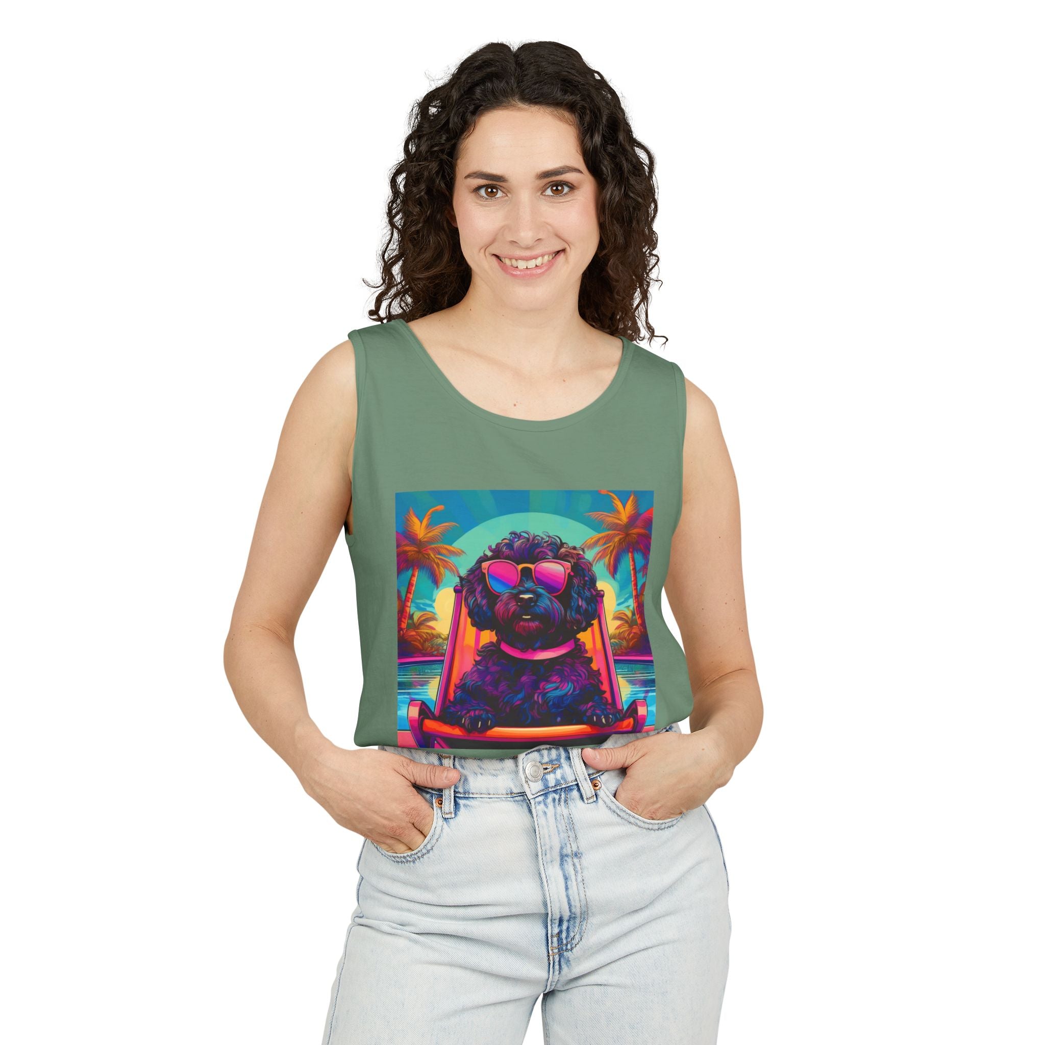 Doodle Poolside Tank Top