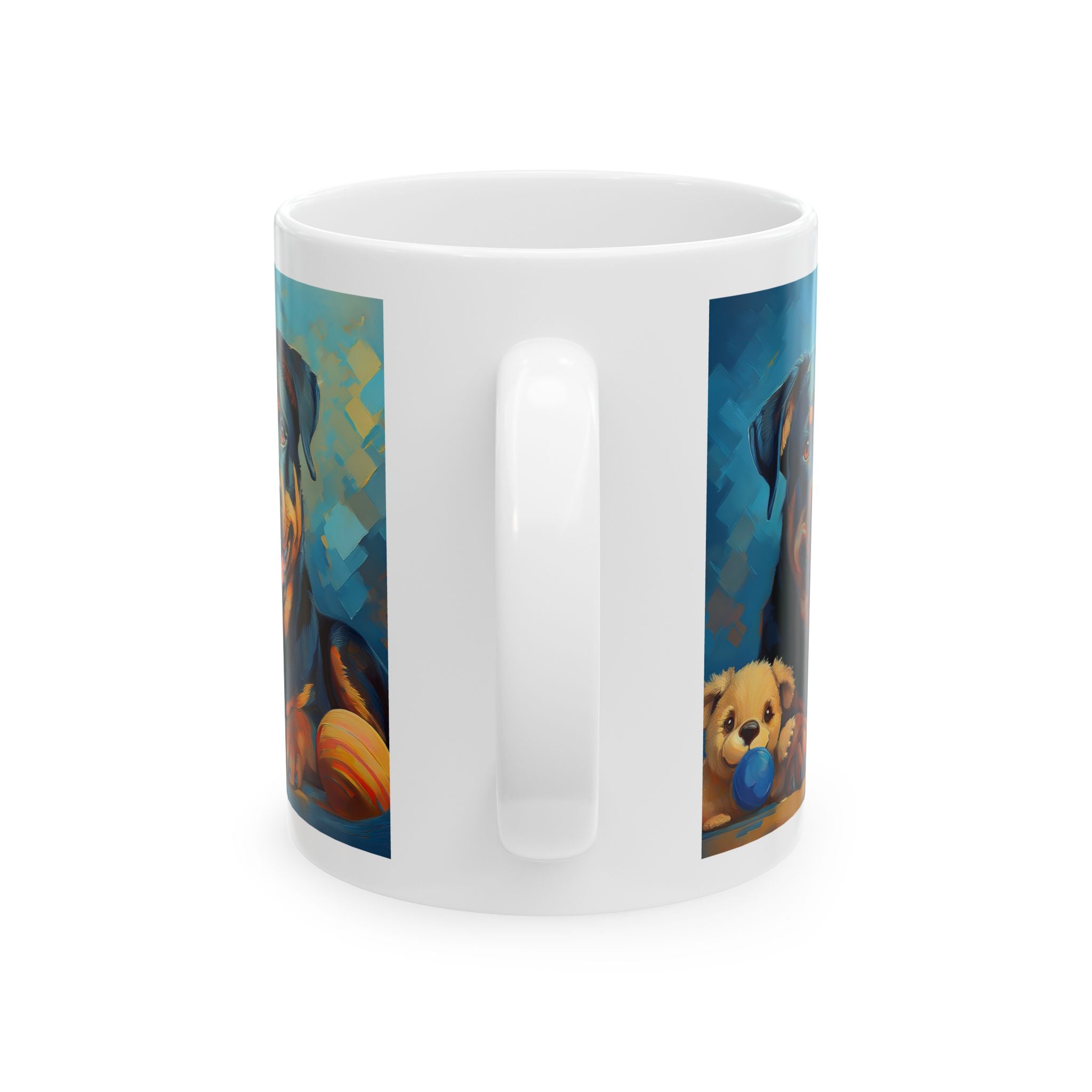 Rottweiler Ceramic Mug, (11oz, 15oz)