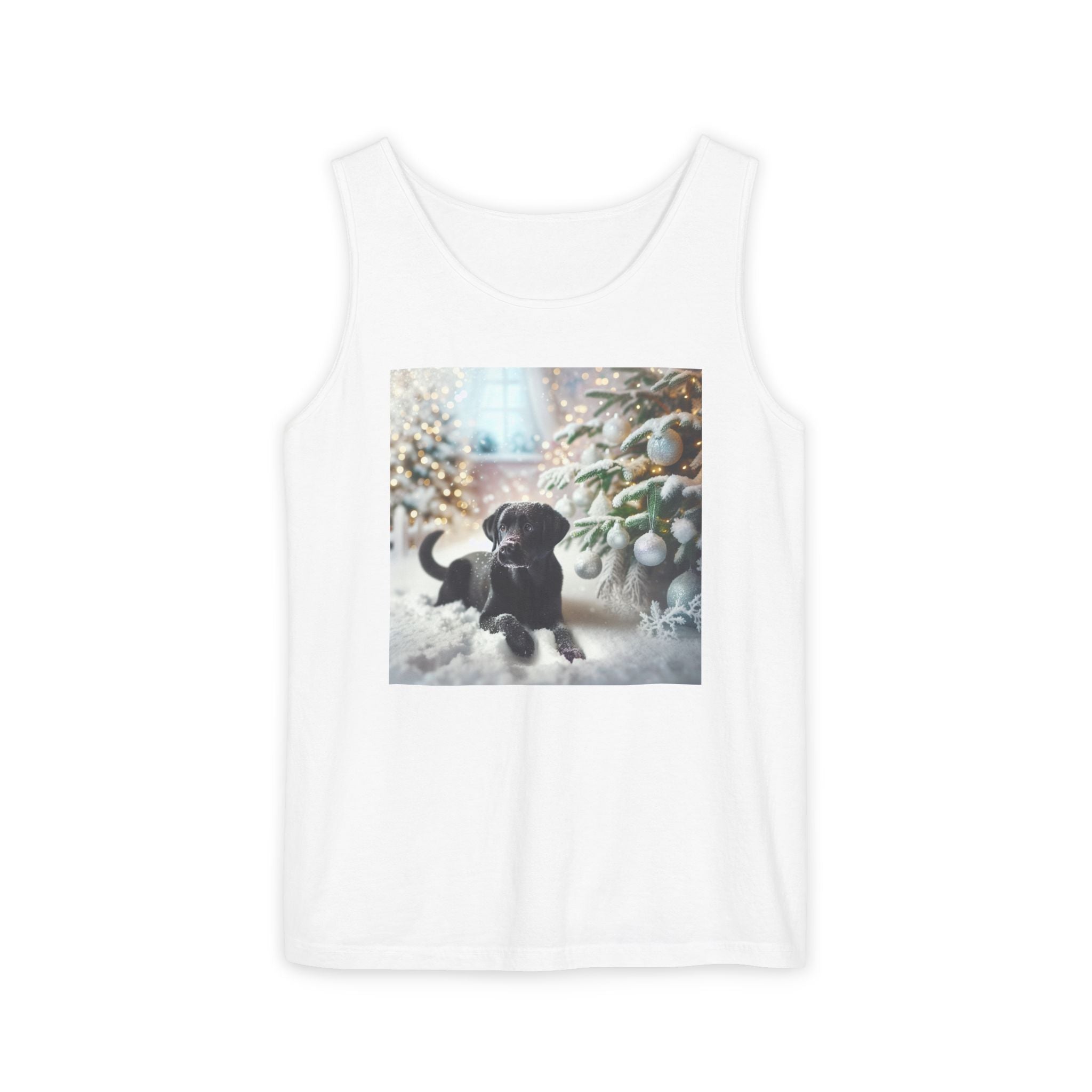 Black Lab Puppy Holiday Unisex Tank Top