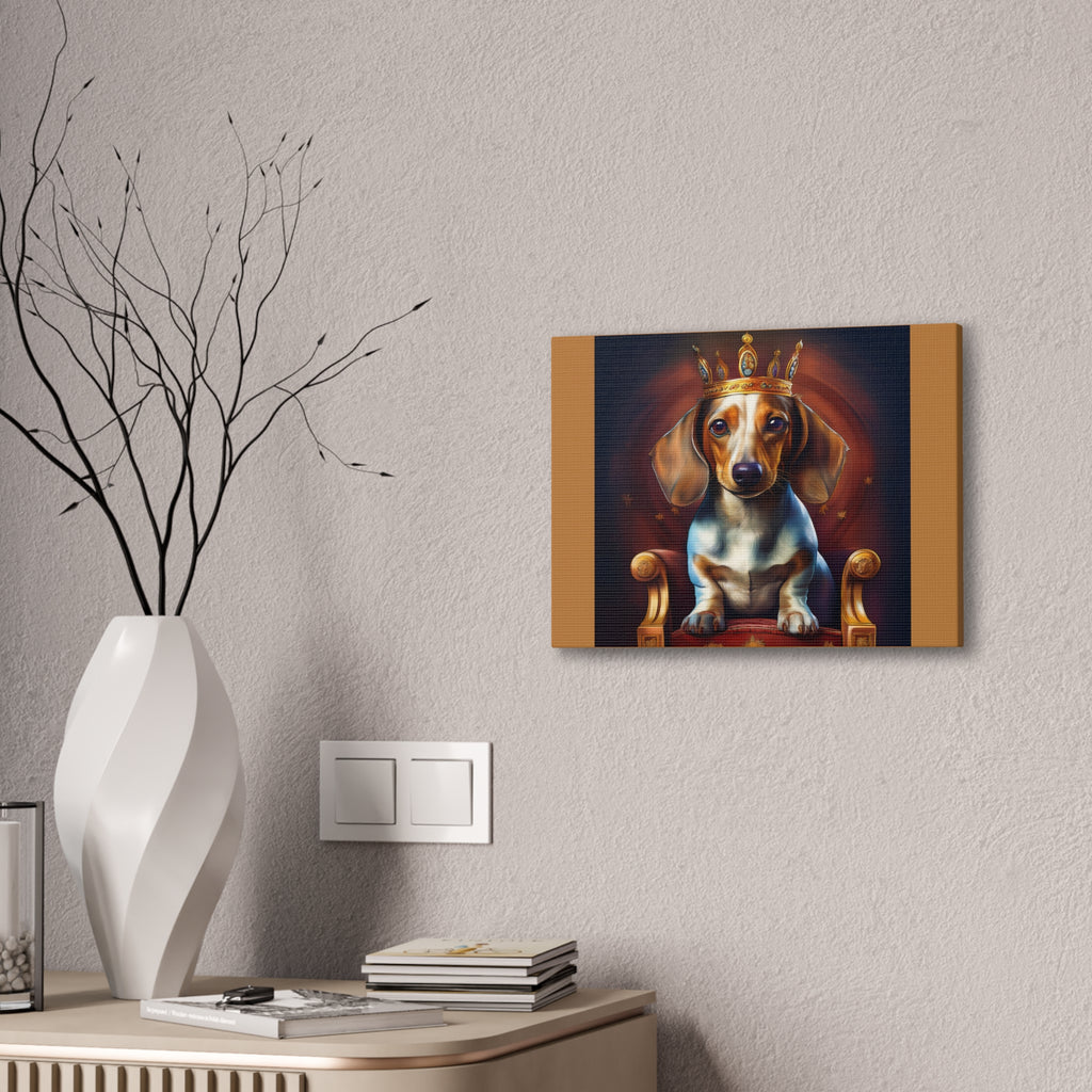 Dachshund Royal Canvas Painting