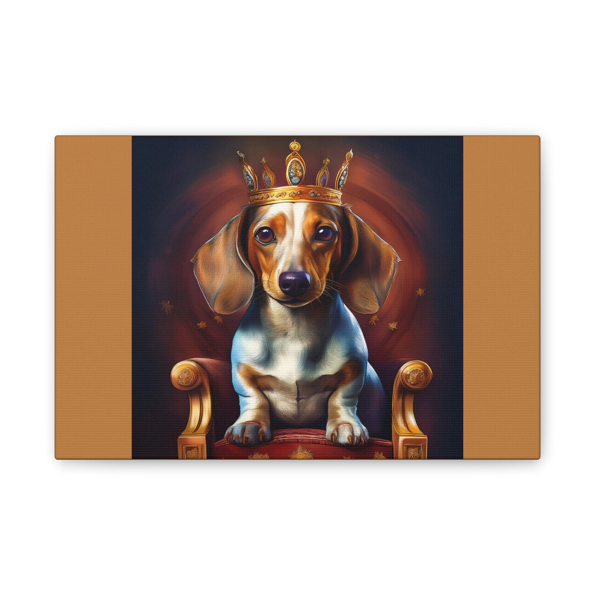 Dachshund Royal Canvas Painting