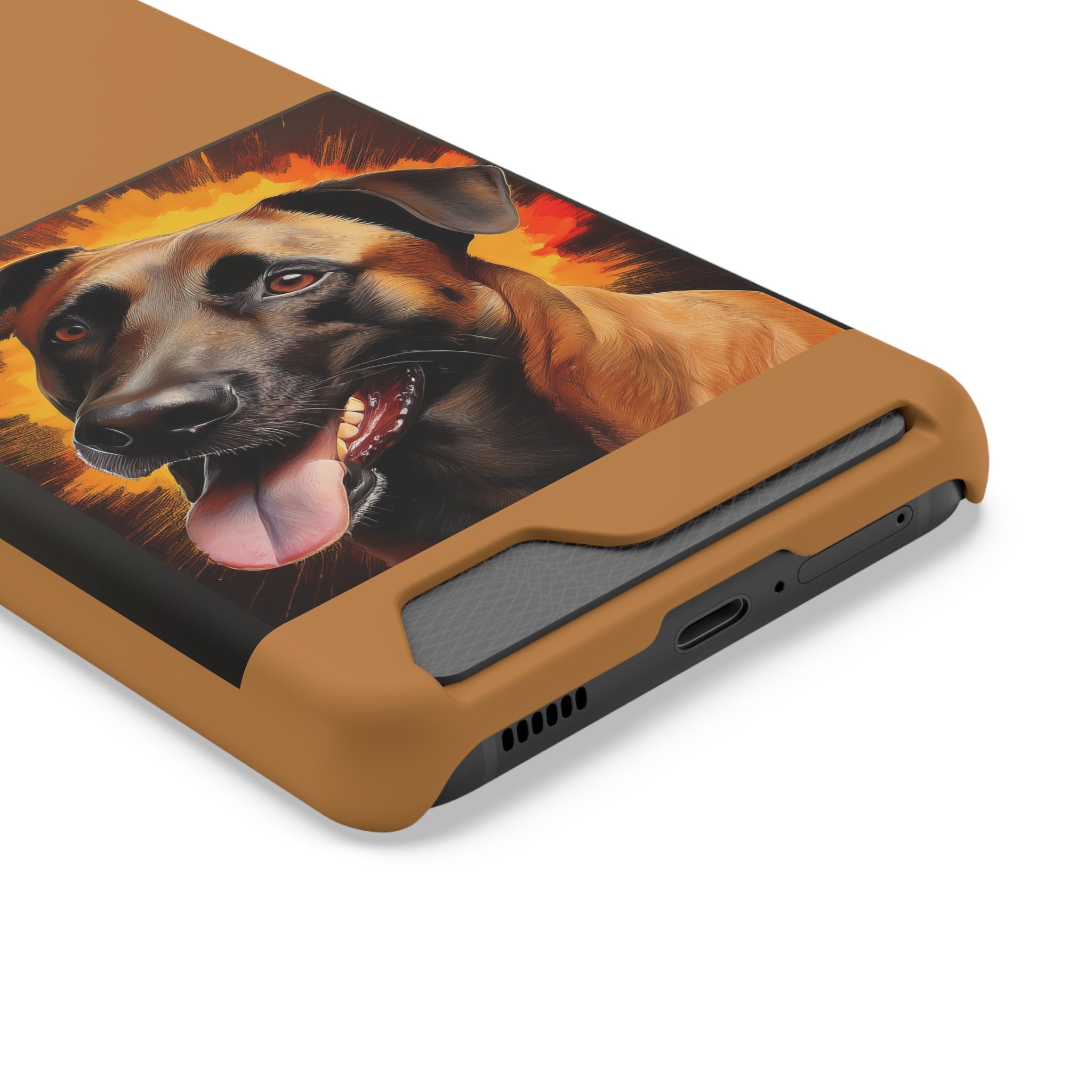 Belgian Malinois Shepherd Phone Case with Card Holder