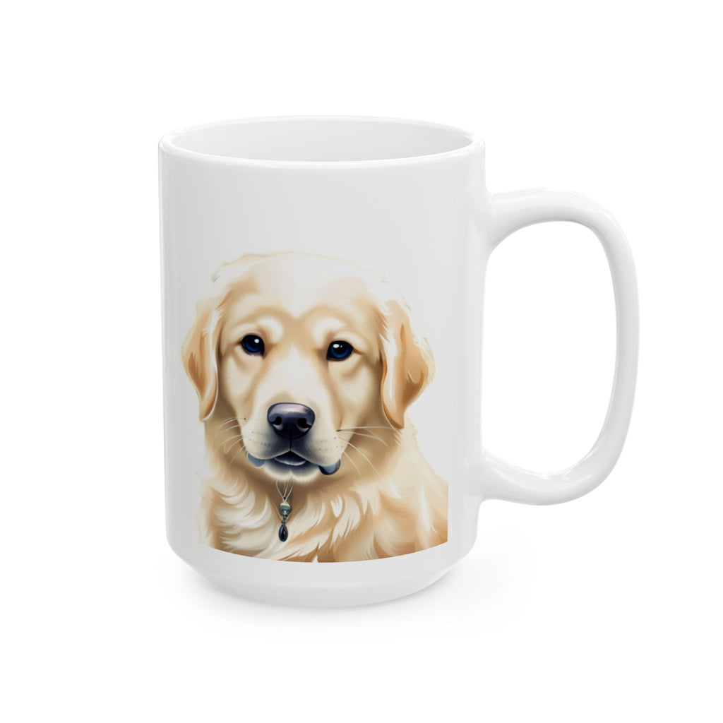 Golden Retriever Ceramic Mug, (11oz, 15oz)