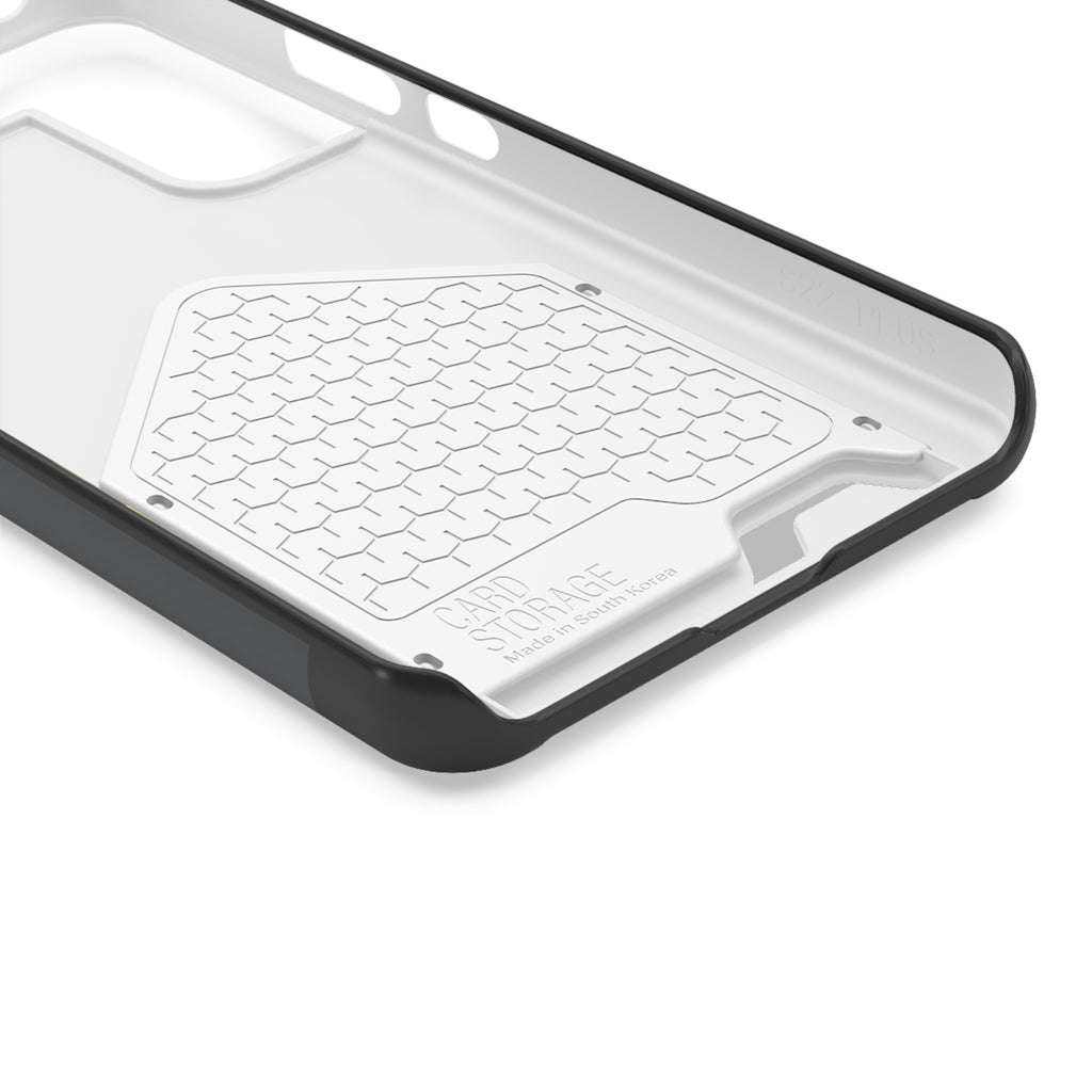 Dachshund Silver Grey Phone Case with Card Holder