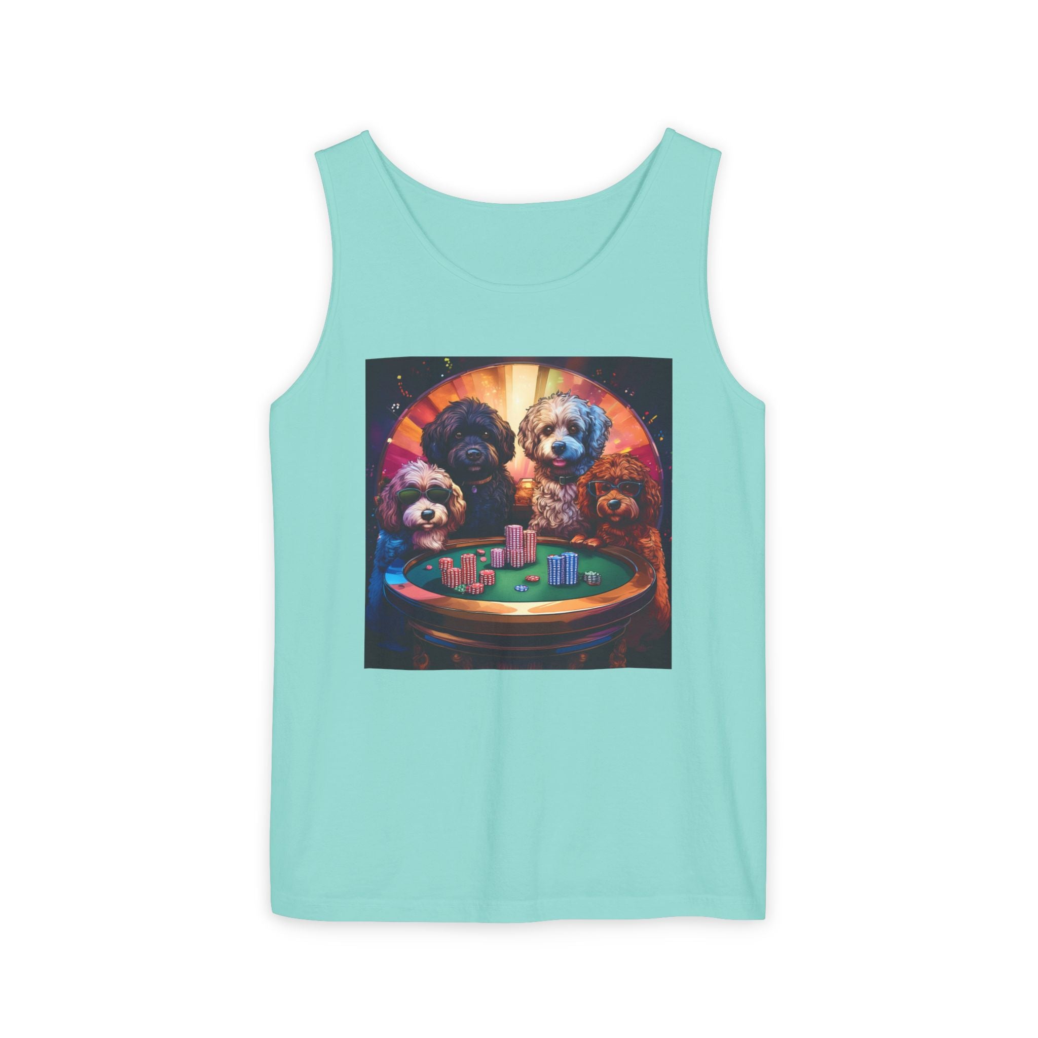 Doodle Poker Game Tank Top