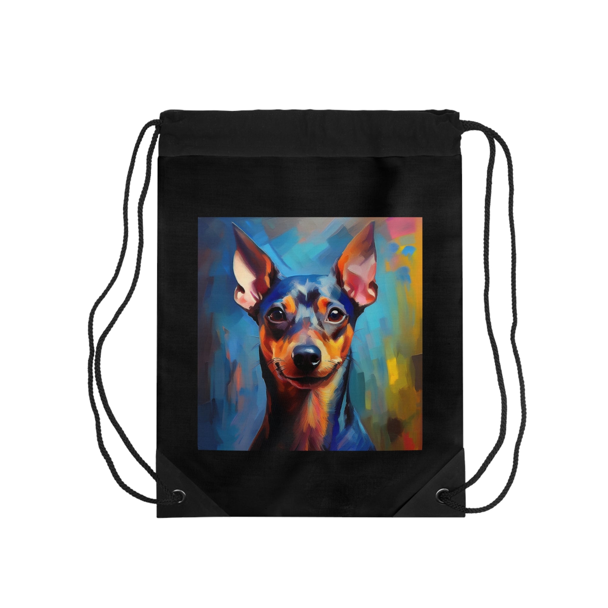 Miniature Pinscher Drawstring Bag