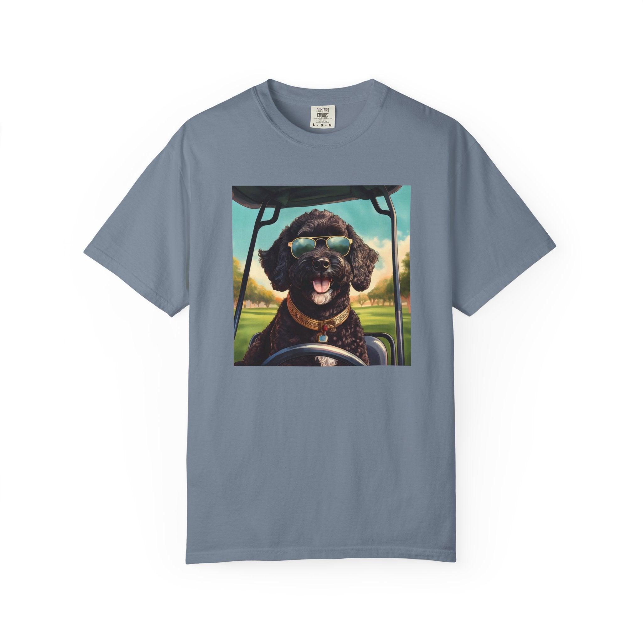 Doodle Golf Cart Unisex Garment-Dyed T-shirt
