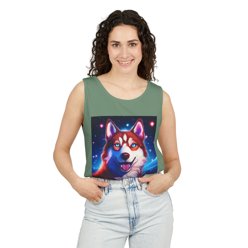 Eskimo Husky Unisex Tank Top