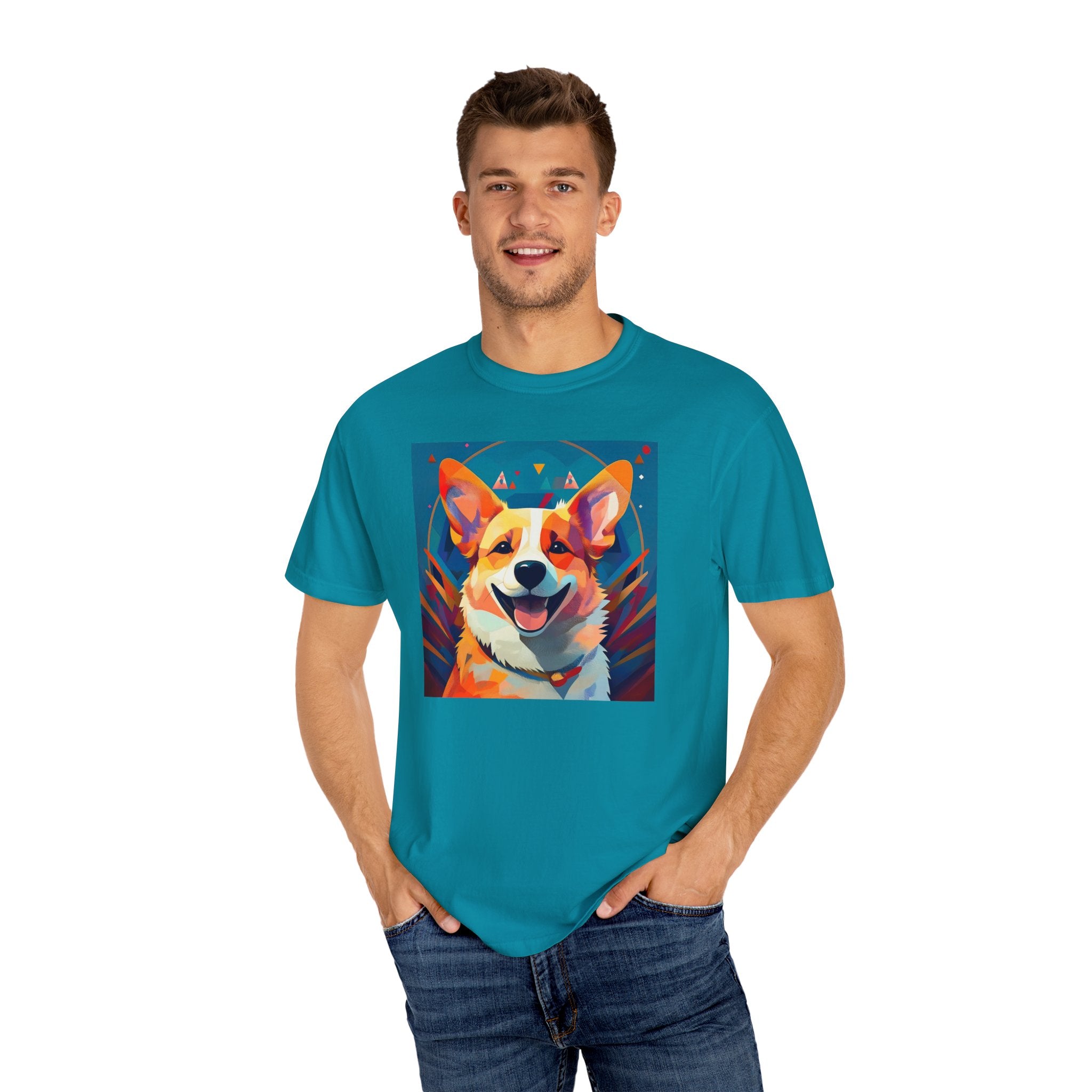 Corgi Unisex Garment-Dyed T-shirt
