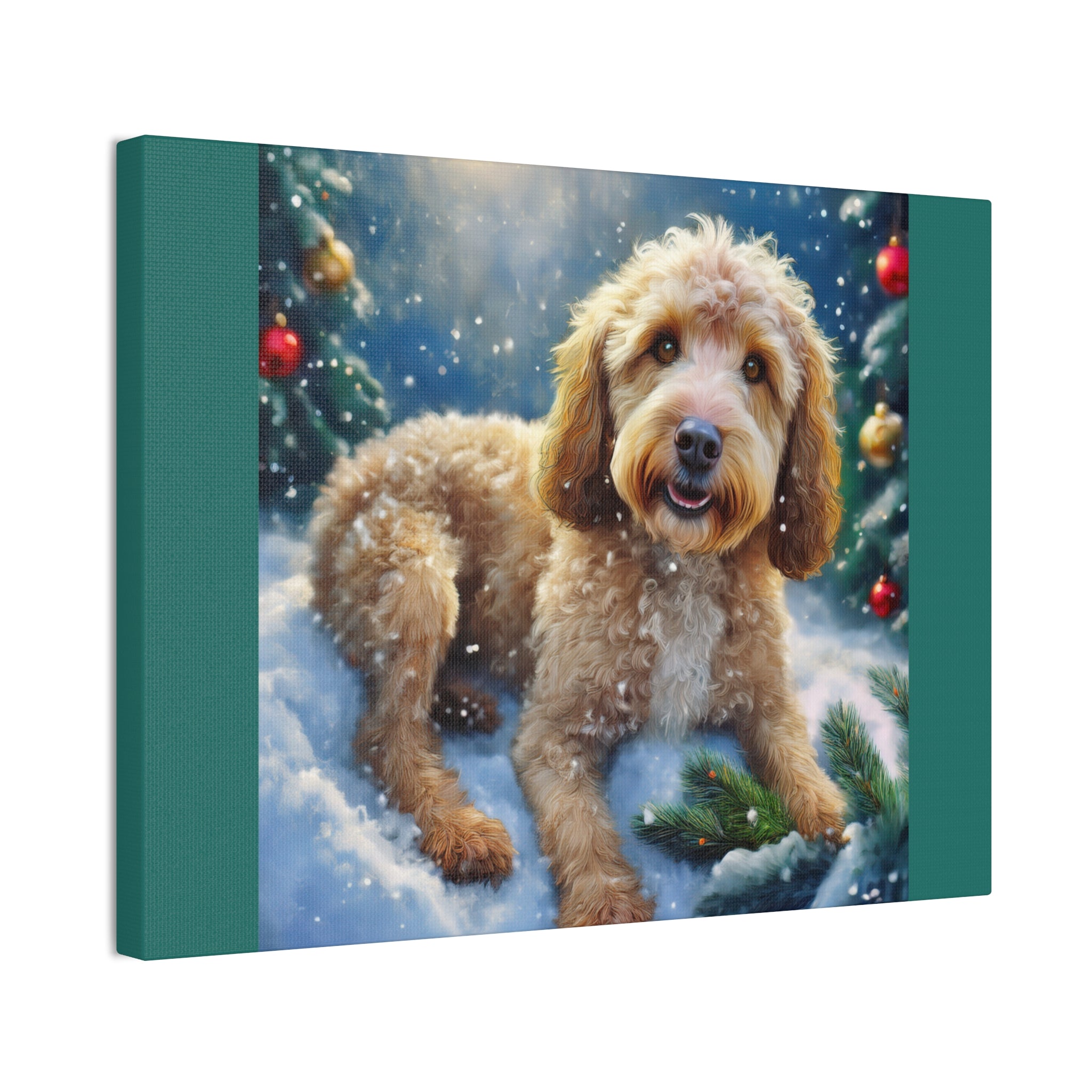 Doodle Holiday Canvas Painting