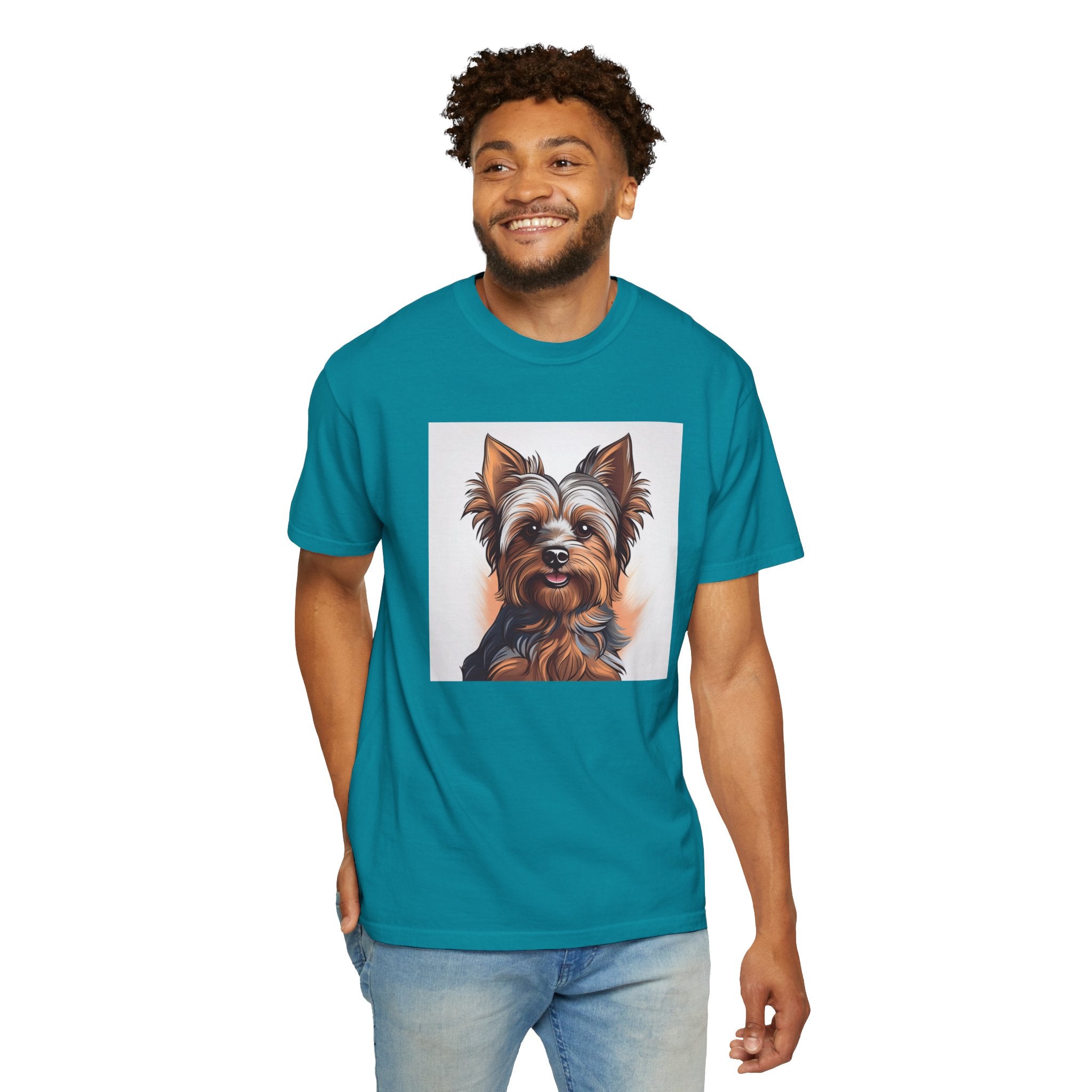 Yorkie Unisex Garment-Dyed T-shirt