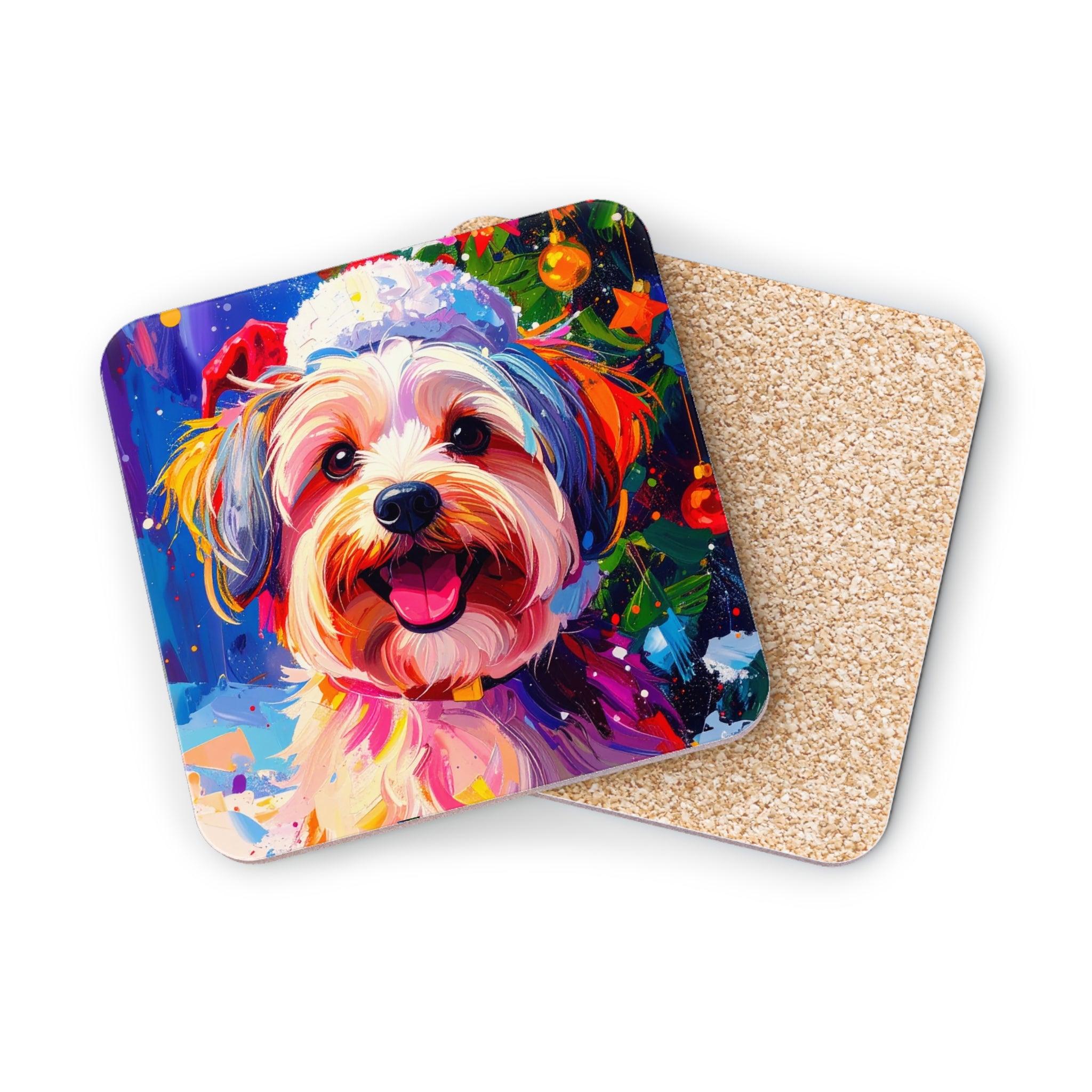Yorkie Holiday II Coasters