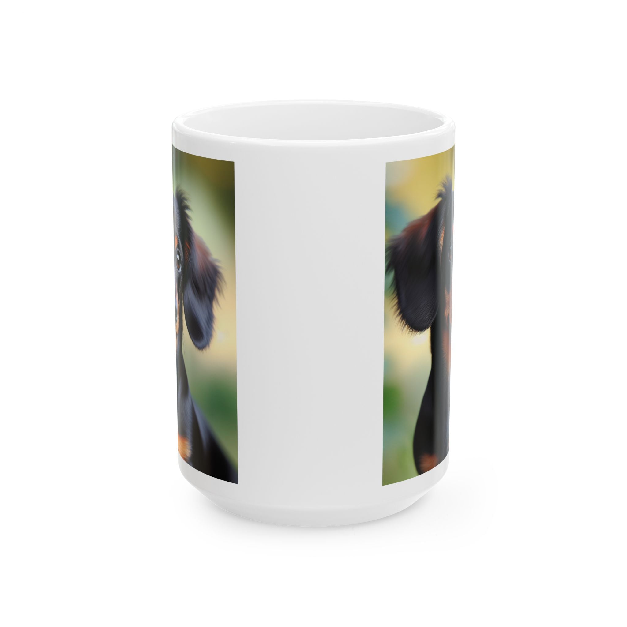 Black/Brown Dachshund Mug, (11oz, 15oz)