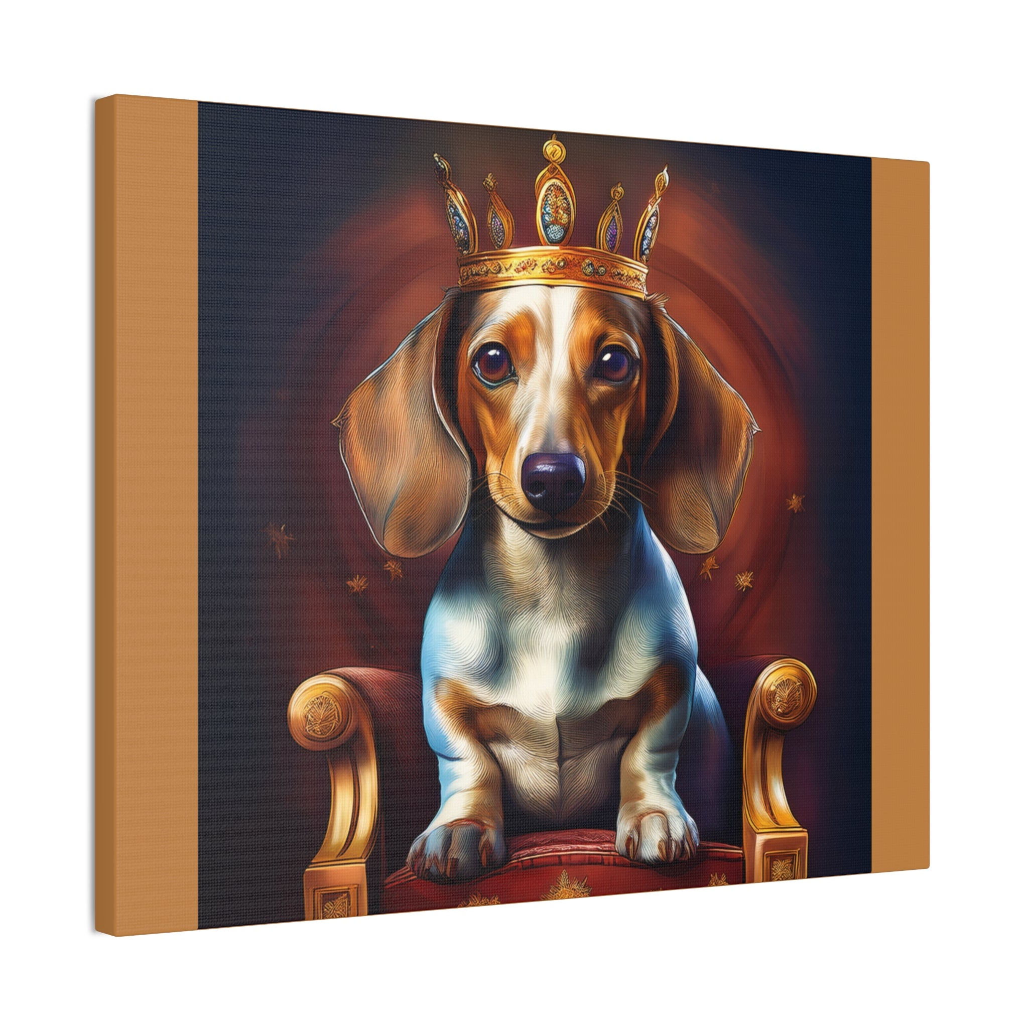 Dachshund Royal Canvas Painting