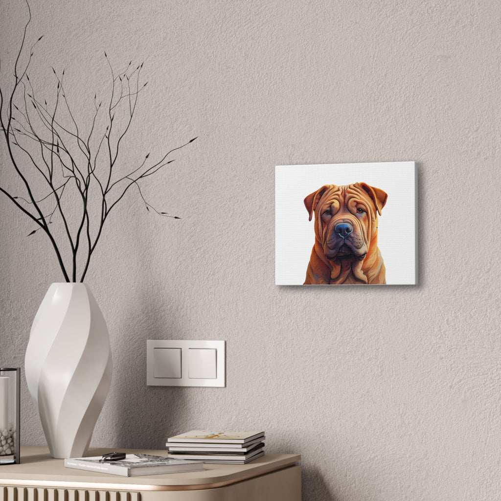 Shar Pei Stretched, 0.75"