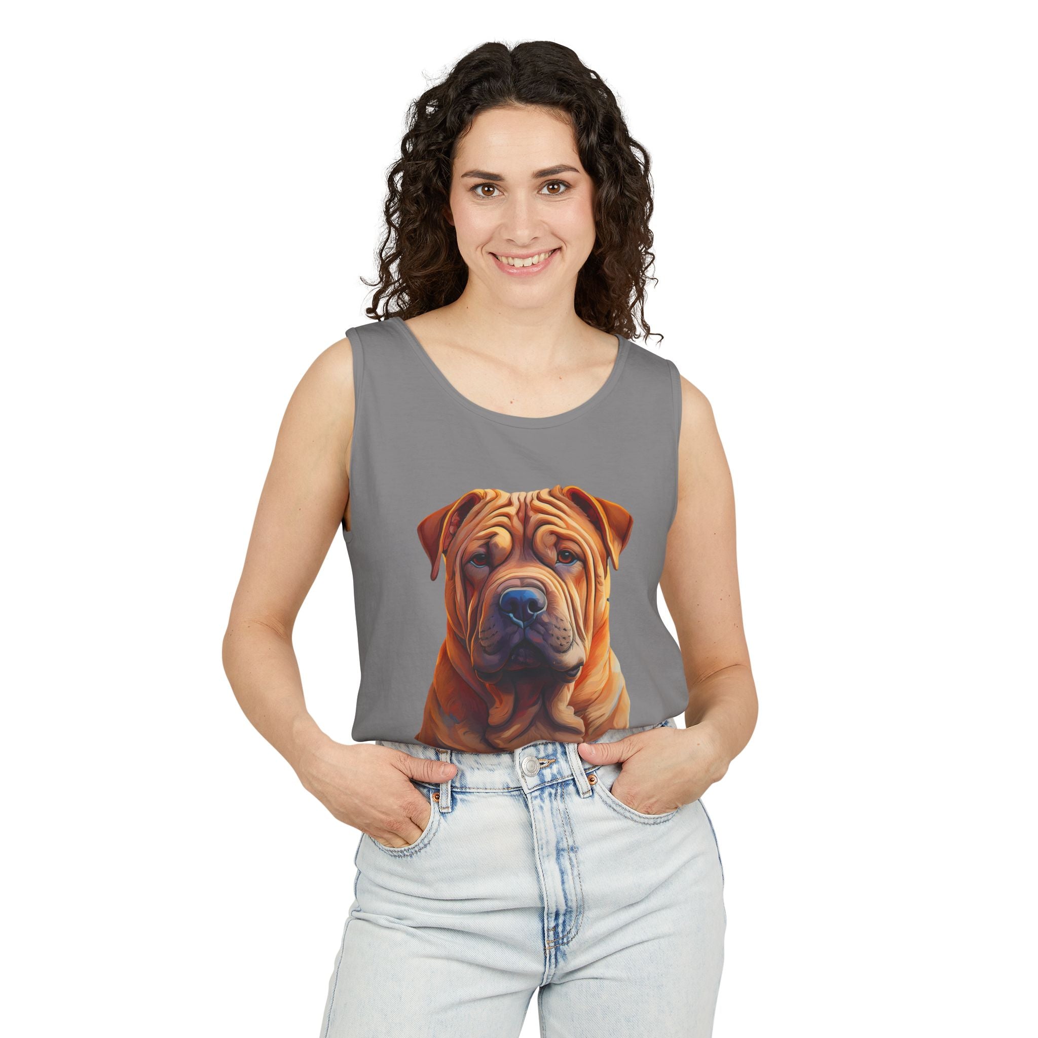 Shar Pei Unisex Tank Top