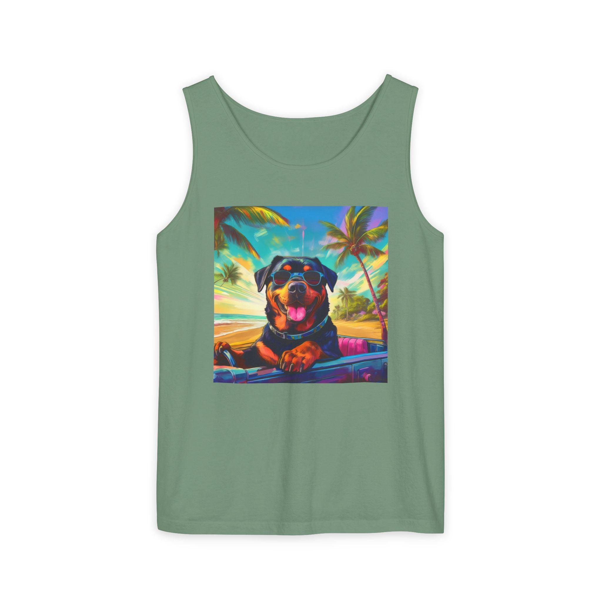 Rottweiler Beach Drive Tank Top