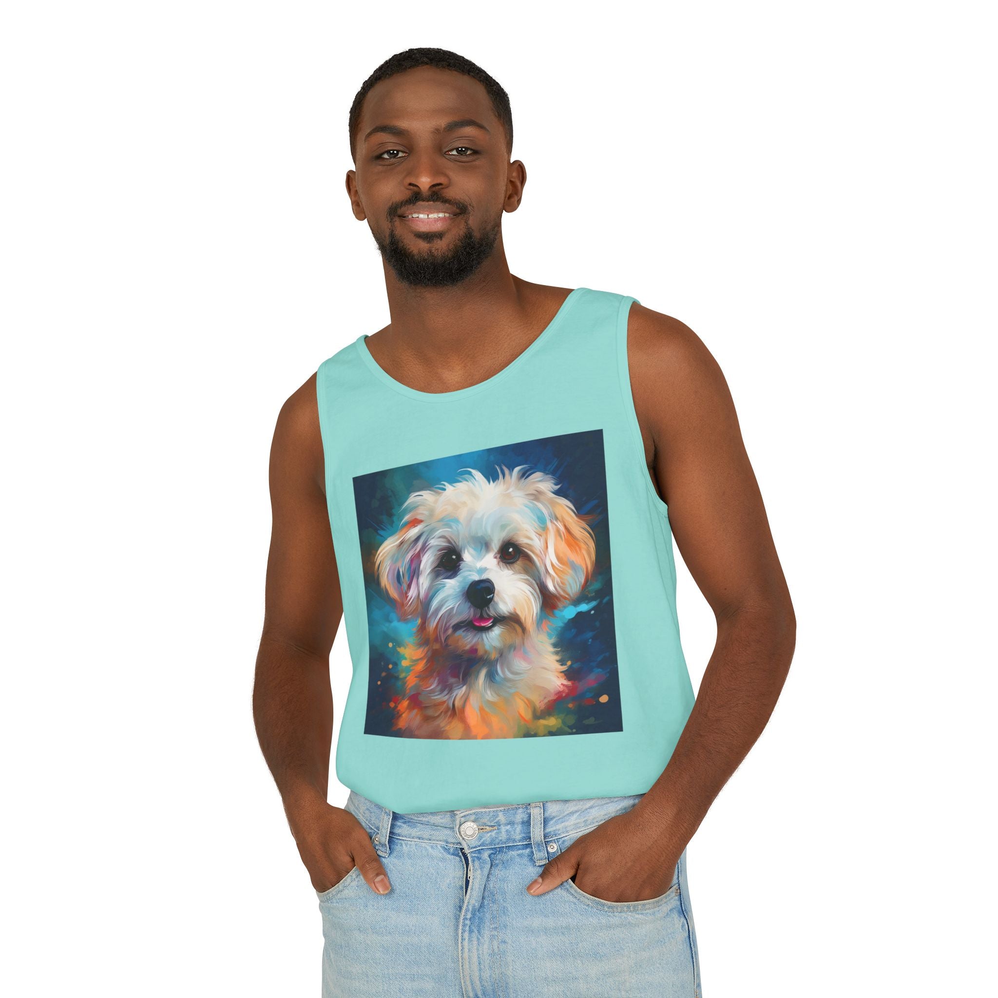 Maltese Unisex Tank Top