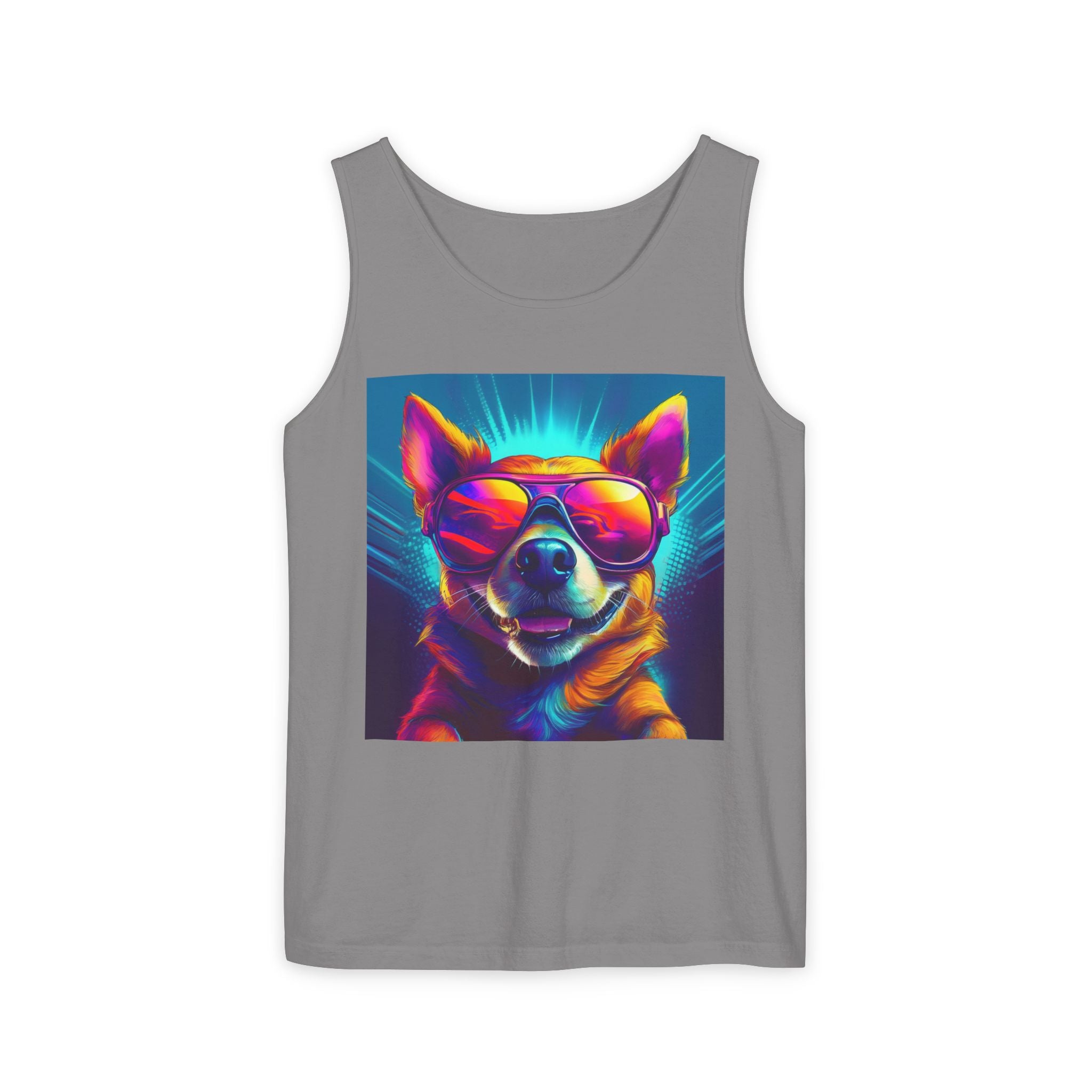Chihuahua Cool Sunglasses Unisex Tank Top