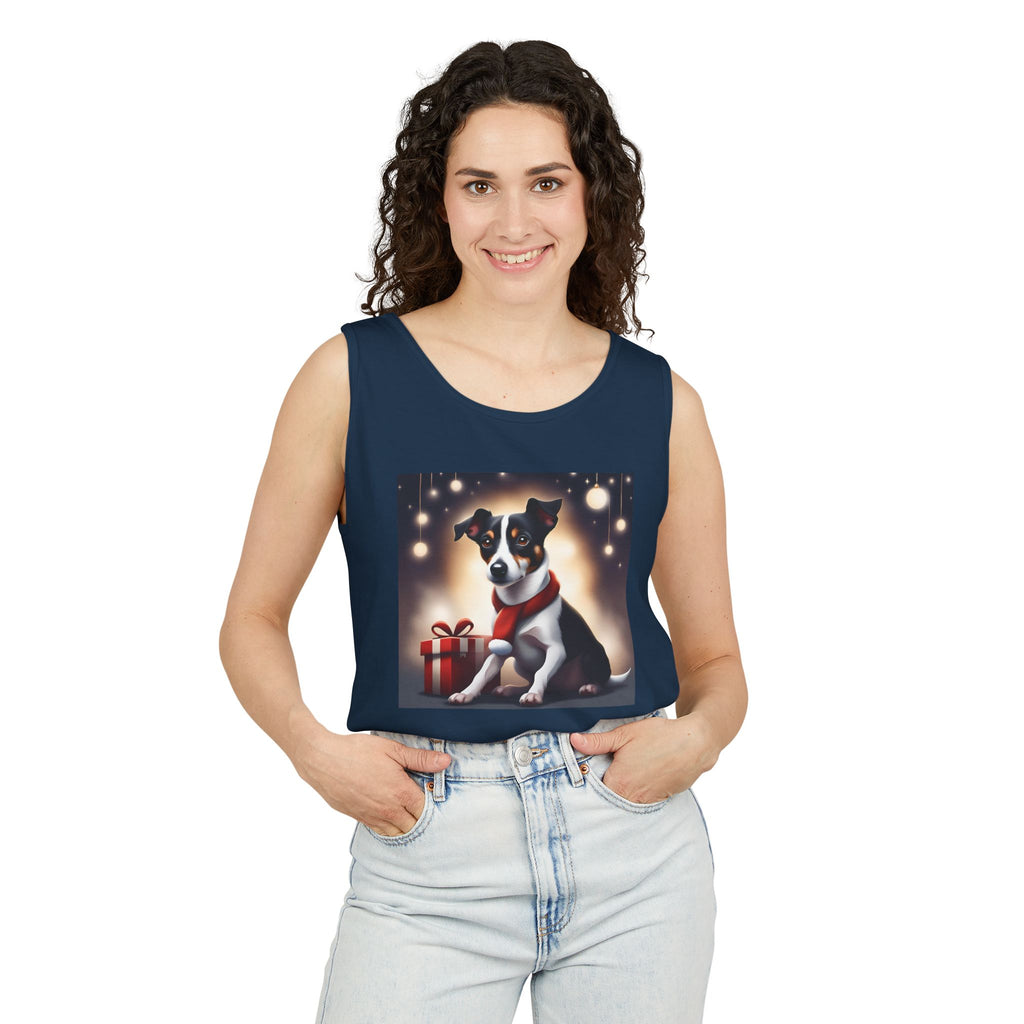 Jack Russel Holiday Unisex Tank Top