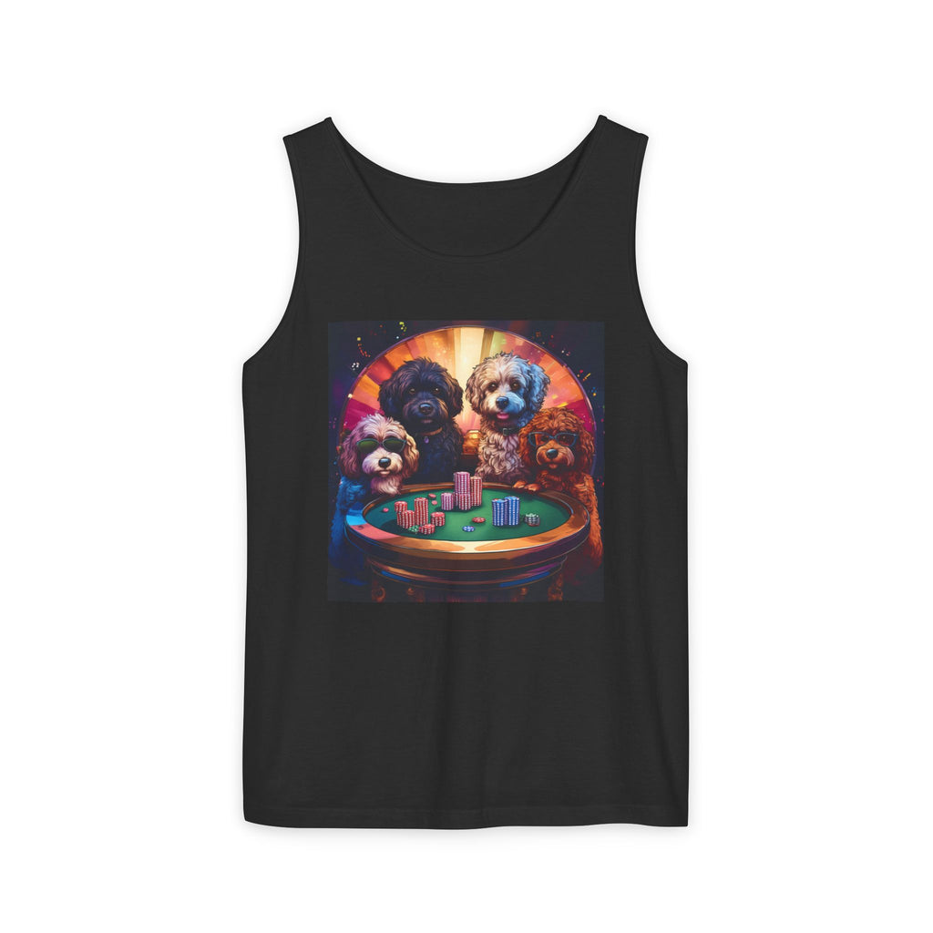 Doodle Poker Game Tank Top