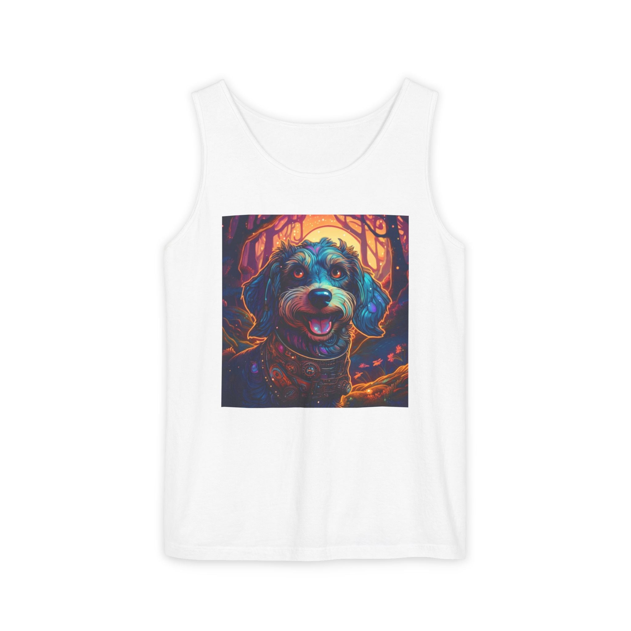 Steampunk Dachshund Unisex Tank Top
